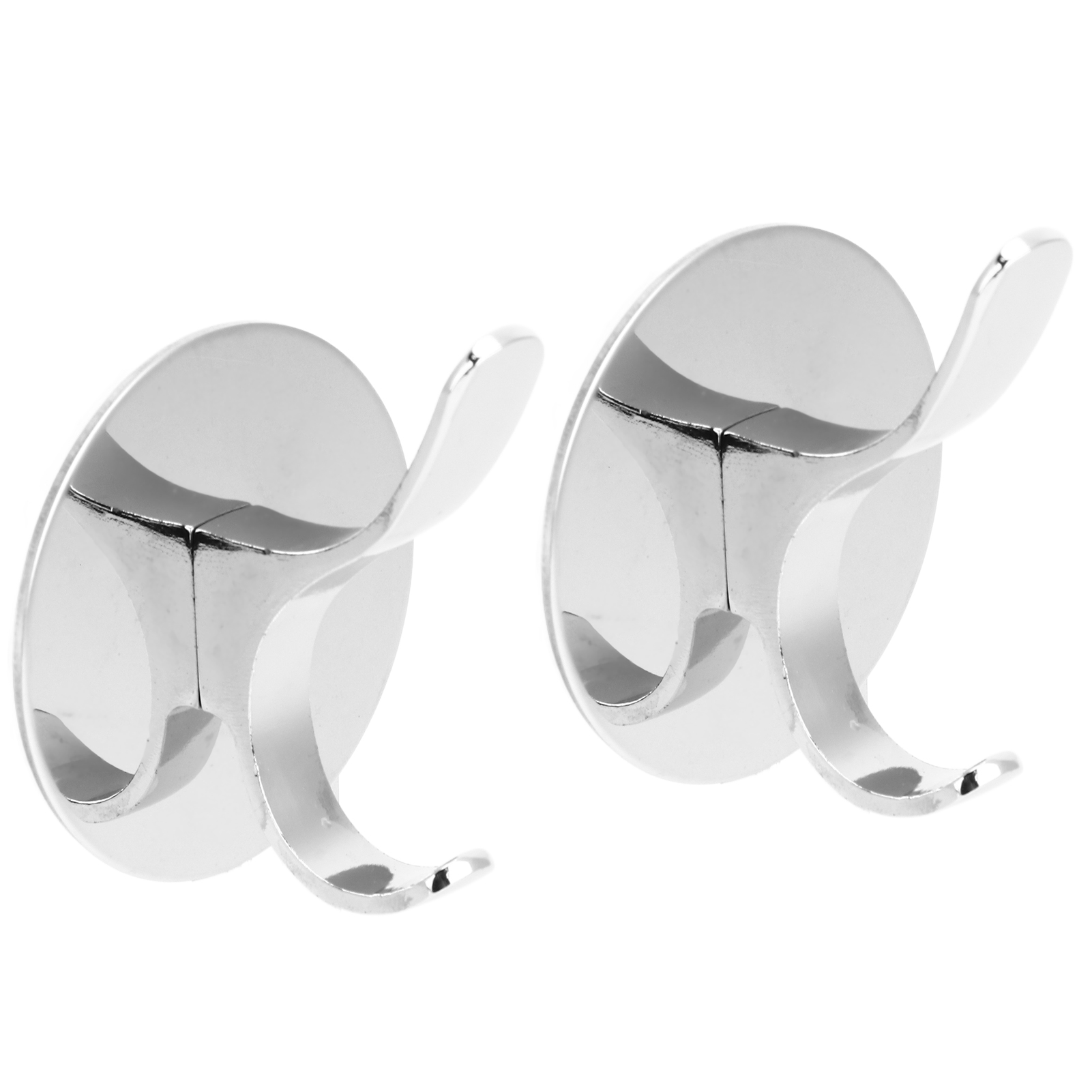 Set Mit 2 Bohrfreien Wandhaken Für Türen, Klebehaken Für Badezimmer, Flache Wandhaken Für Kleidung