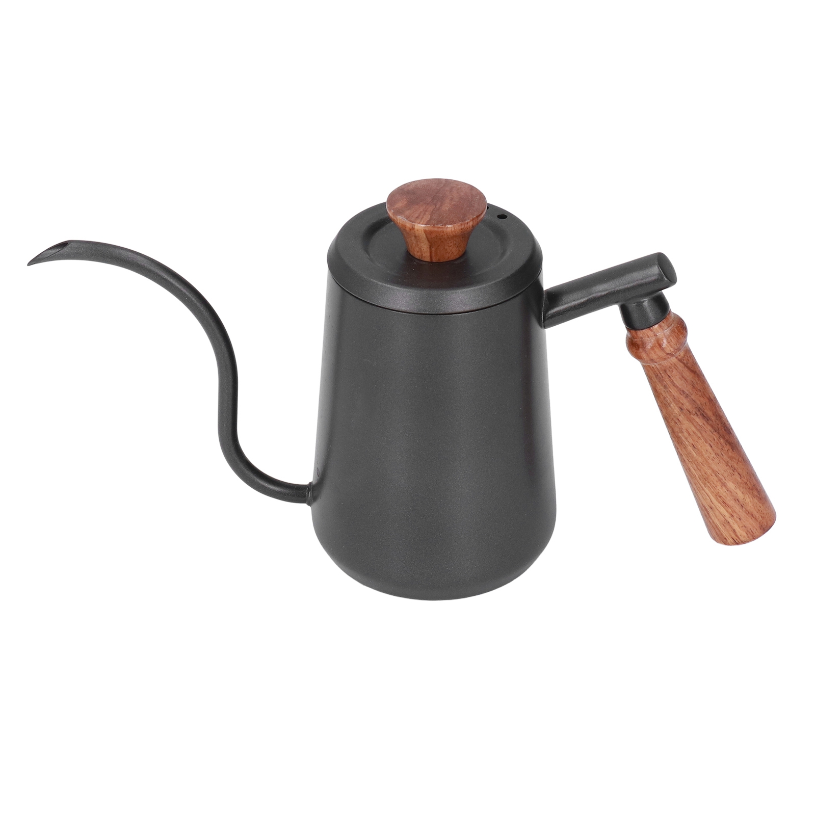 Manueller 350-ml-kaffeekessel Aus Edelstahl 304, Mit Feinem Ausguss Und Holzgriff, Für Filterkaffee, Für Den Hausgebrauch