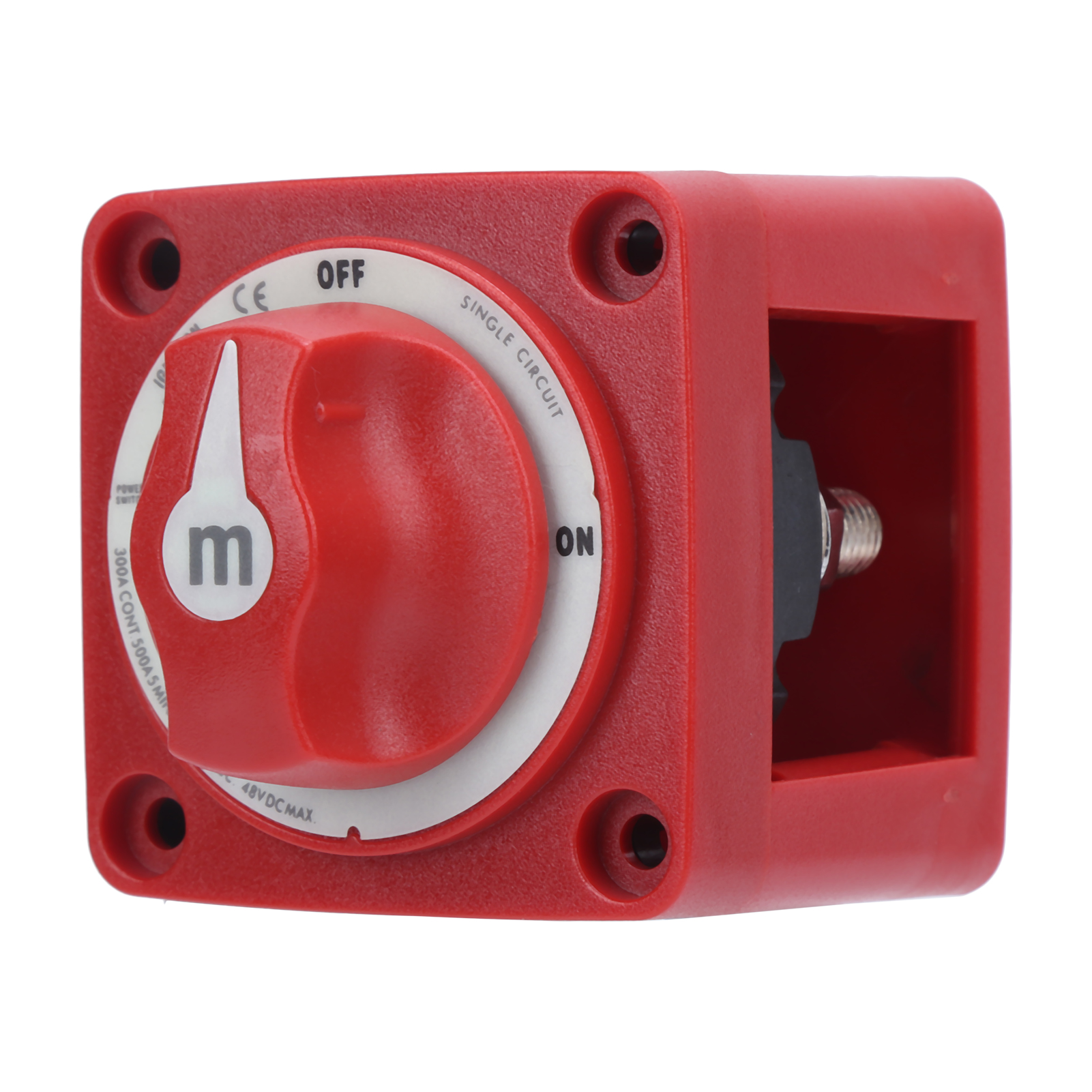 6006 M-serie Bootsbatterieschalter, Einzelkreis, Robust, Für 12–48 V Gleichstrom, Marine