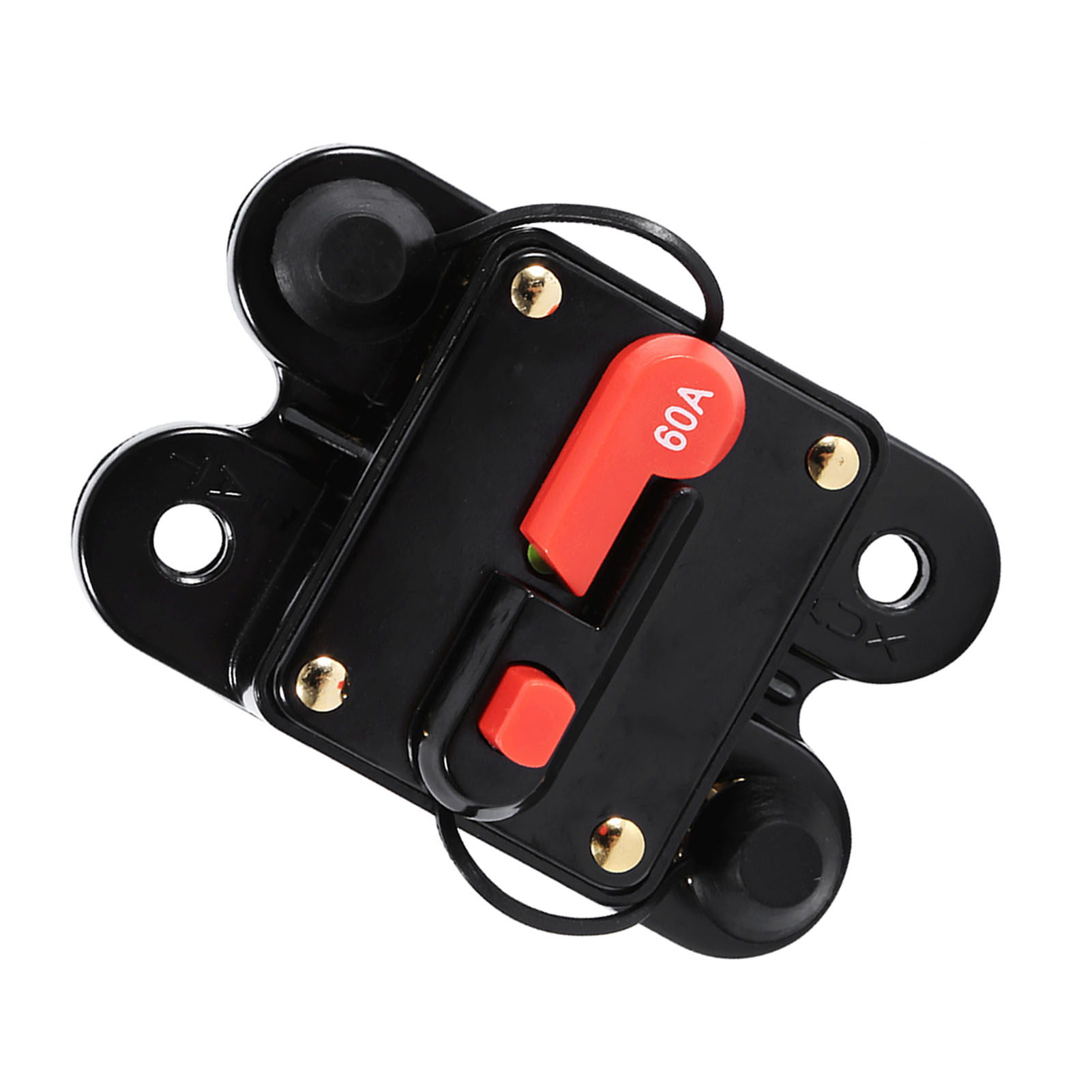 50a–100a Rückstellbarer Leitungsschutzschalter Für Auto/boot, Neuer Wasserdichter 60a 12–24v Sicherungshalter