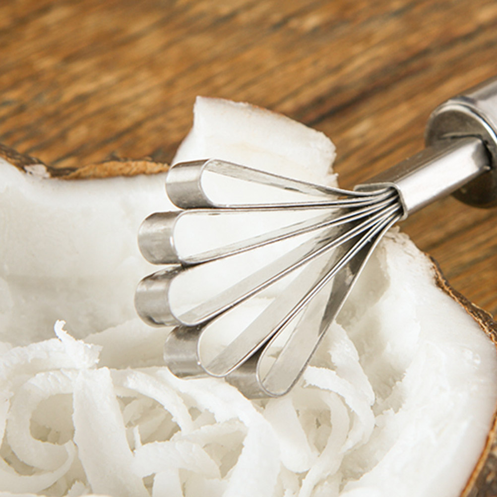 Tragbare Edelstahlreibe Für Kokosfleisch, Fischschupper Und -schneider, Multifunktionales Küchenutensil