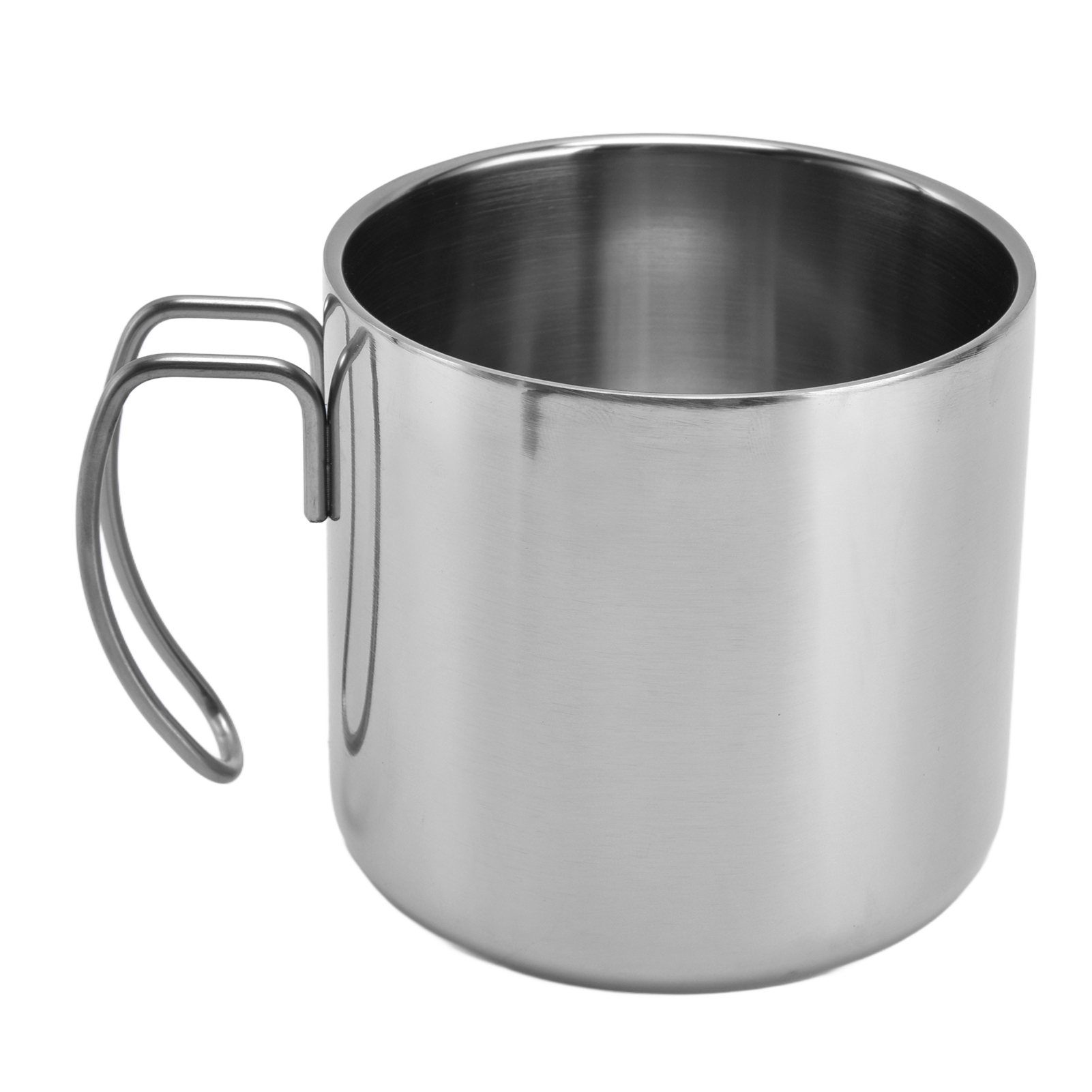 Becher Aus Edelstahl 304, Doppelwandig, Kupfergoldfarben, Stahldrahtgriff, Natur (ohne Deckel), 400 Ml