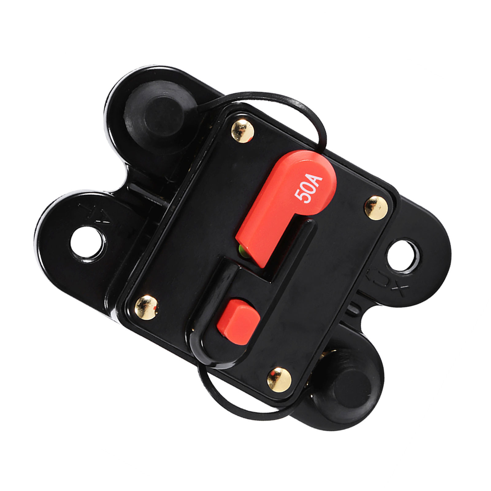 Wasserdichter Leitungsschutzschalter 50a–100a Für Auto Und Boot, 12–24v, Neu, 50a Rückstellbarer Sicherungshalter