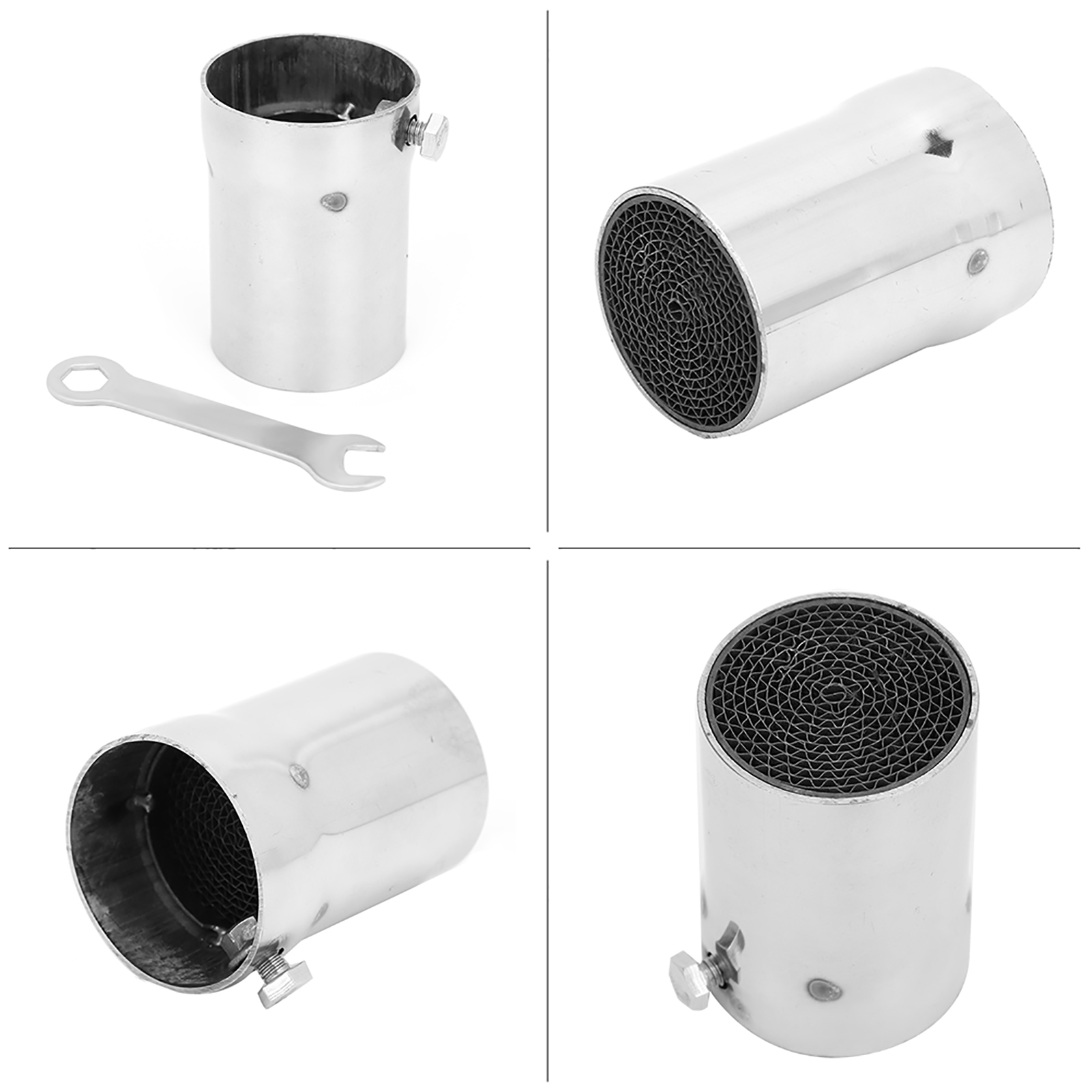 Universeller 51-mm-schalldämpfer Für Motorradauspuffanlagen, Geräuschdämpfungseinsatz, Ausführung 3