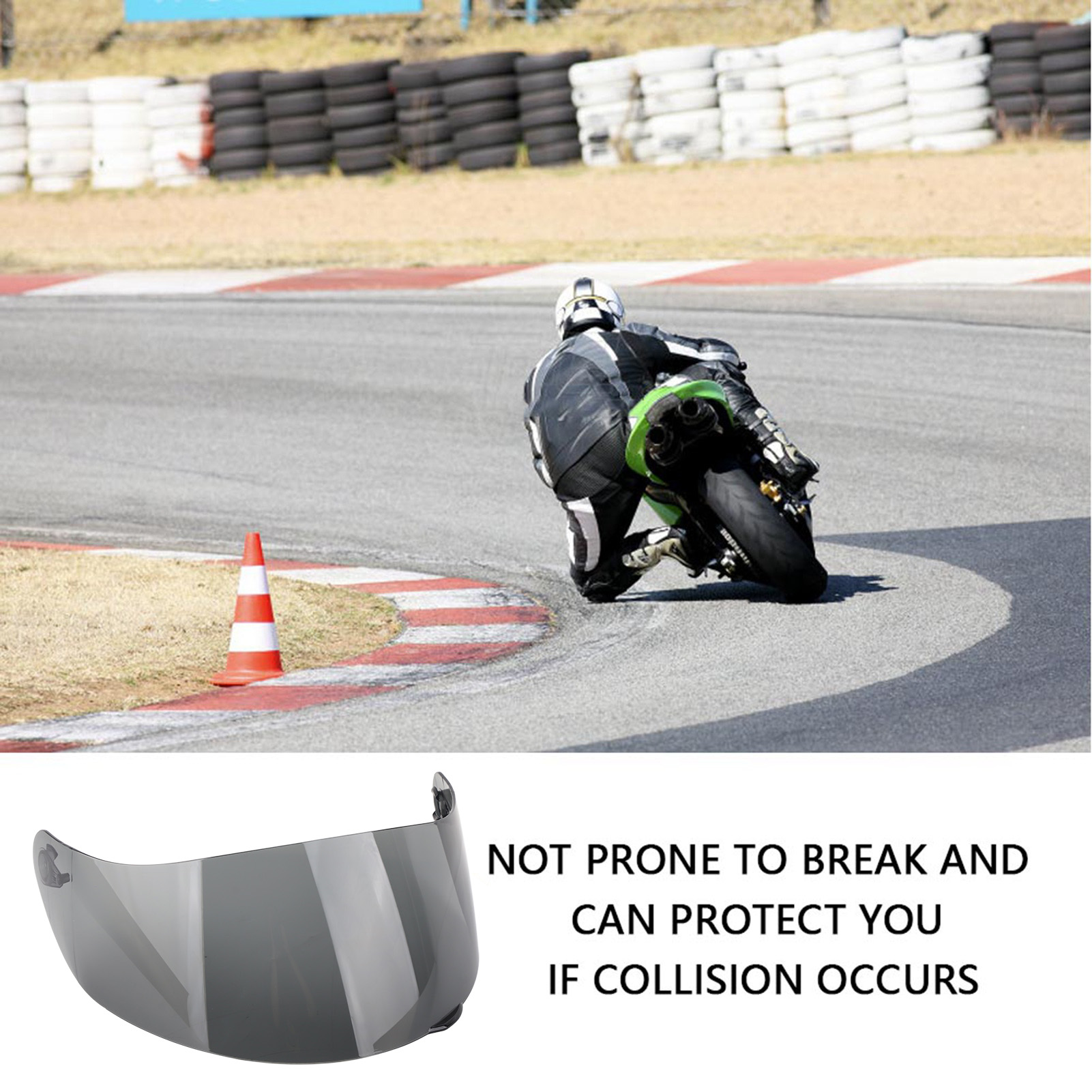 Ersatzvisier Für Agv K5 K3sv Motorradhelm, Getönte Windschutzscheibe.