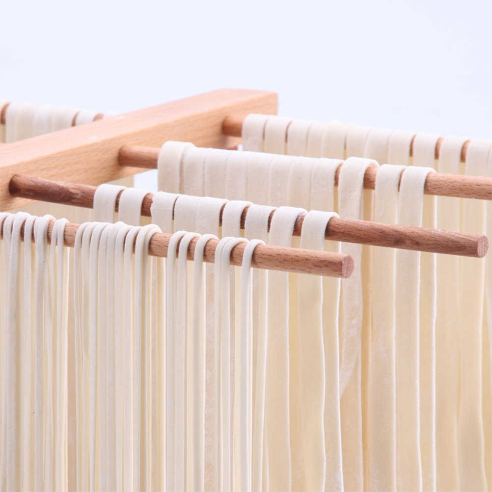 Zusammenklappbarer Nudeltrockenständer Aus Buchenholz, Halter Für Nudeln Und Spaghetti