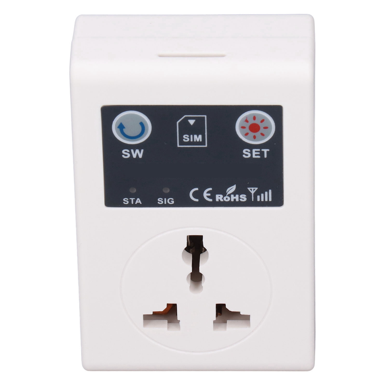 Gsm-smart-stecker, 110-220v 10a Drahtloser Fernschalter Für Smartphone, Rc-steuerung, Netzstecker Mit Fernbedienung.