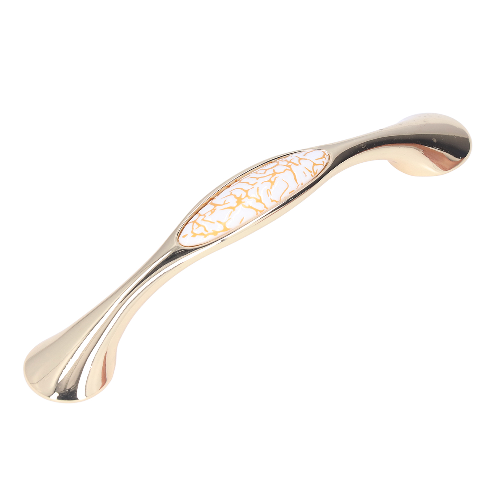 Luxuriöser, Skandinavischer Goldgriff Mit Craquelé-effekt 1806c-60-128 Für Schubladen, Nachttische, Schränke Und Küchentüren