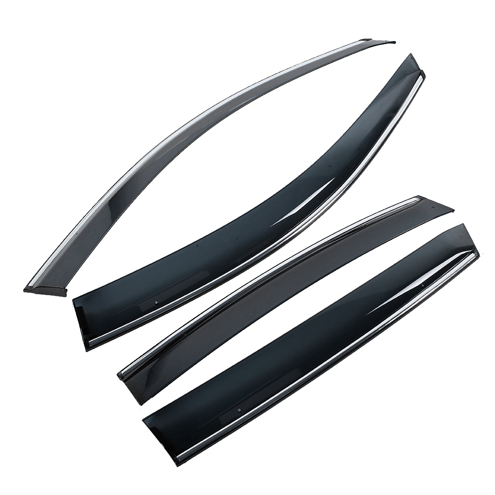 4-teilige Getönte Sonnenschutzblenden Und Regenabweiser Für Die Fenster Des Honda Crv (2007–2011)
