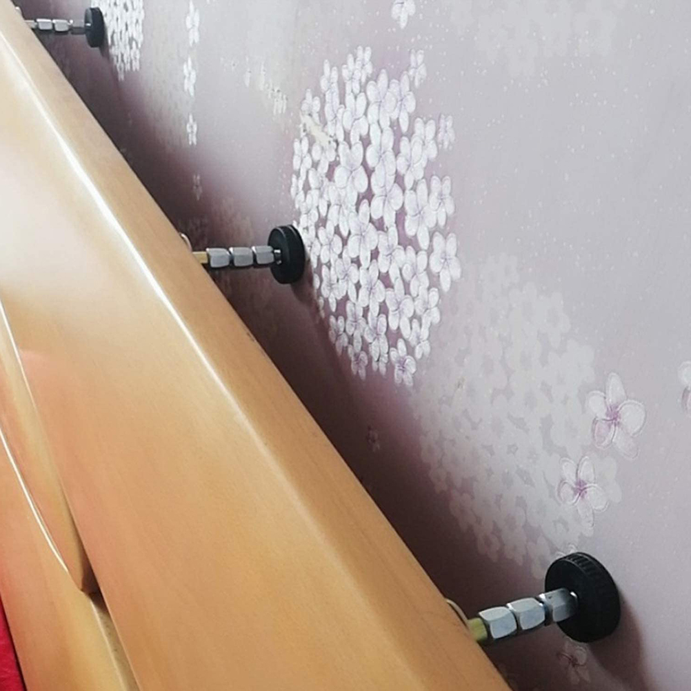 Set Aus 4 Verstellbaren Bettgestellstützen, Teleskopischem Antivibrationswerkzeug, Wandschutz Für Das Schlafzimmer, Betttischbeine.