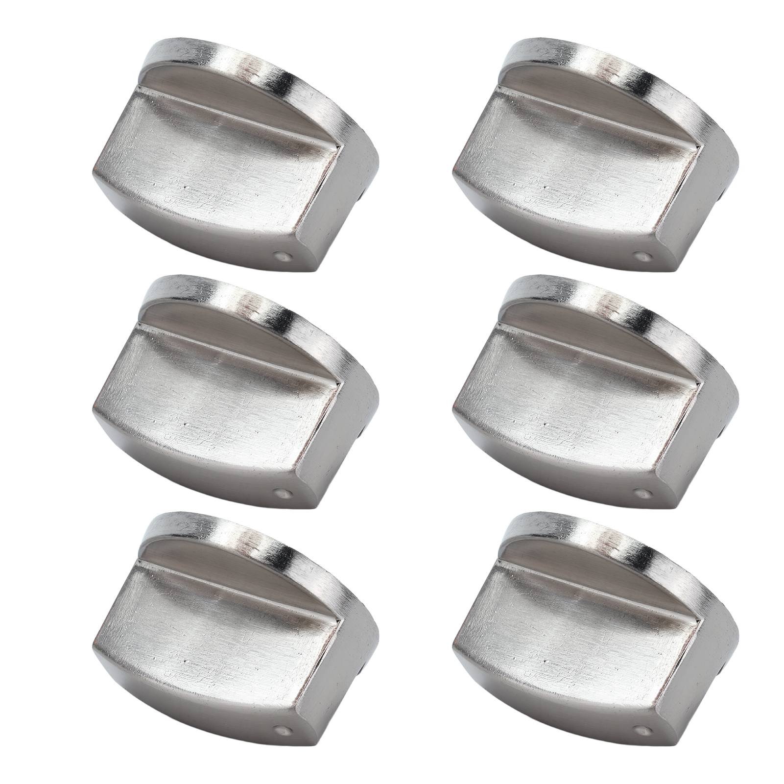 6 8mm Metall-gasherdknöpfe, Bediengriffe Für Herd, Wassererhitzer, Backofen, Mikrowelle, Geeignet Für 45°-schalter (tatsächliches Maß).