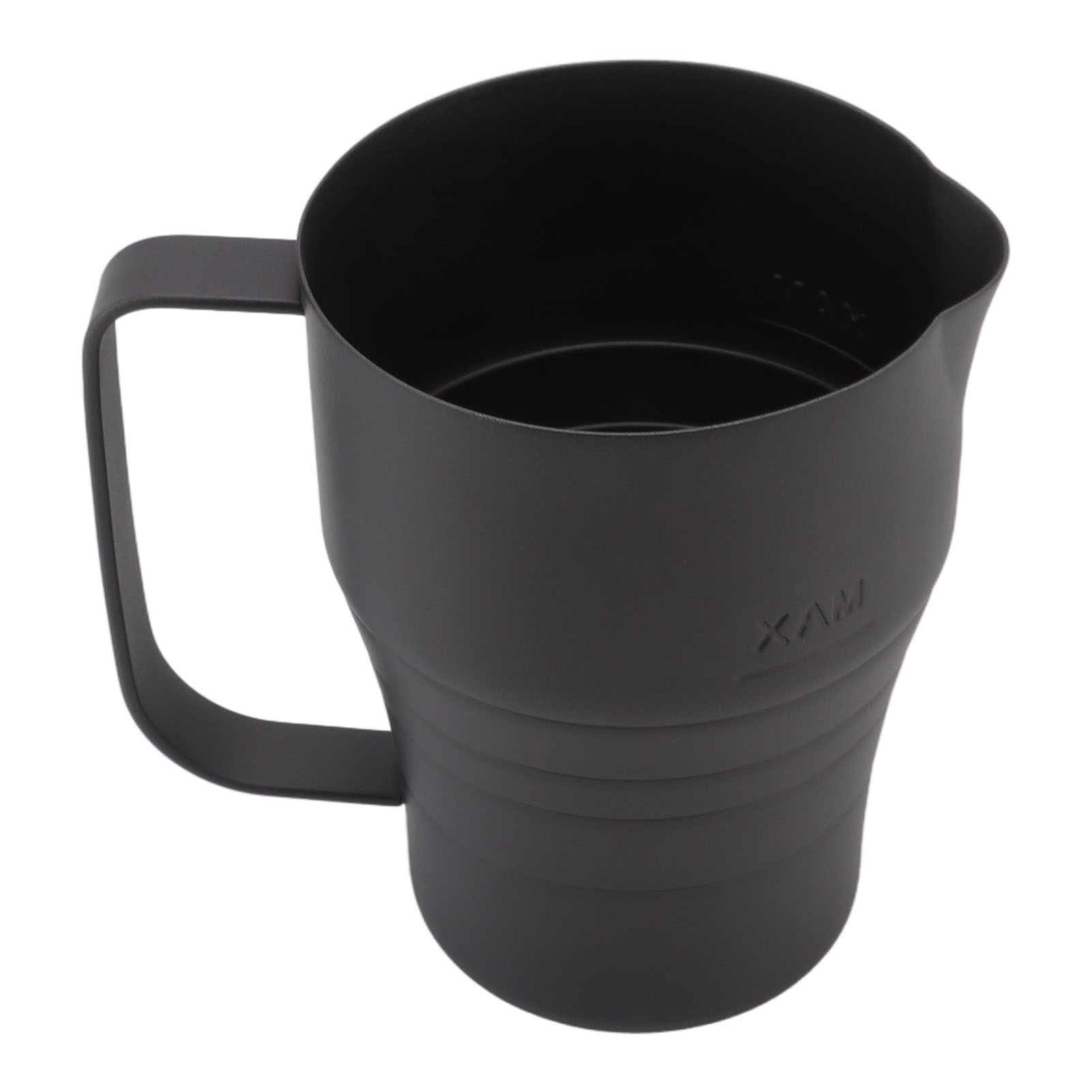 Edelstahl-milchbecher Mit Konischem Ausguss, Dickwandig, Ideal Für Milchaufschäumer, Kaffee, Latte Macchiato, Zu Hause Oder Im Café.