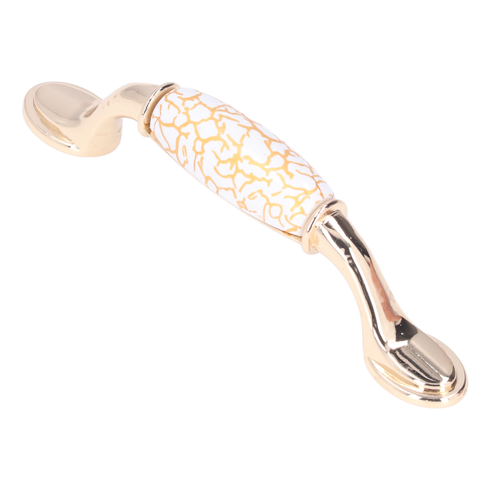 Luxuriöser, Skandinavischer Schubladengriff In Gold Mit Craquelé-effekt 1320c-60-96 Für Küchenschränke, Kleiderschränke Und Nachttische