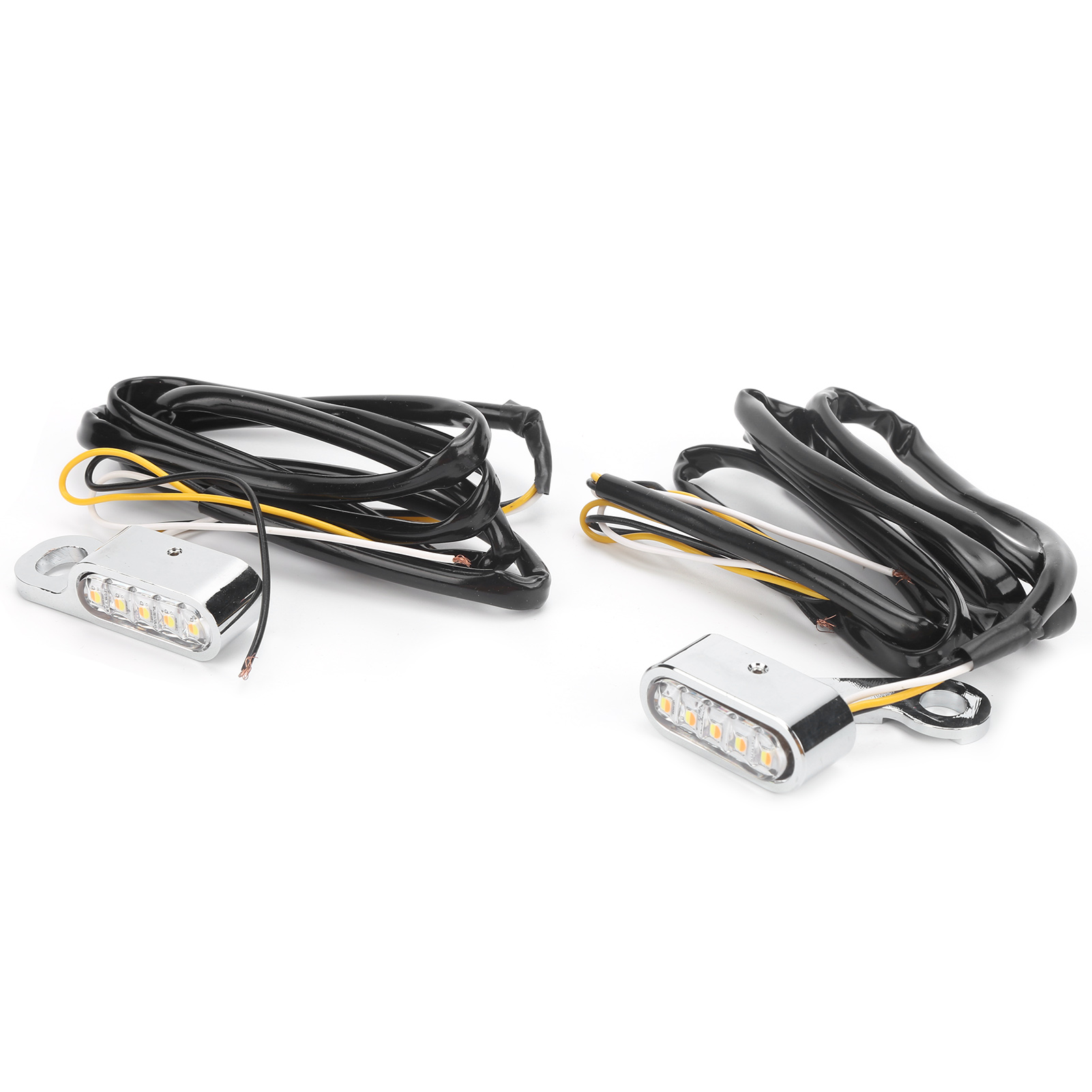 Dc12v Led-motorradblinker, Silberchromfarbene Blinker, Kompatibel Mit Xl 48 72 1200 883 2004-2020