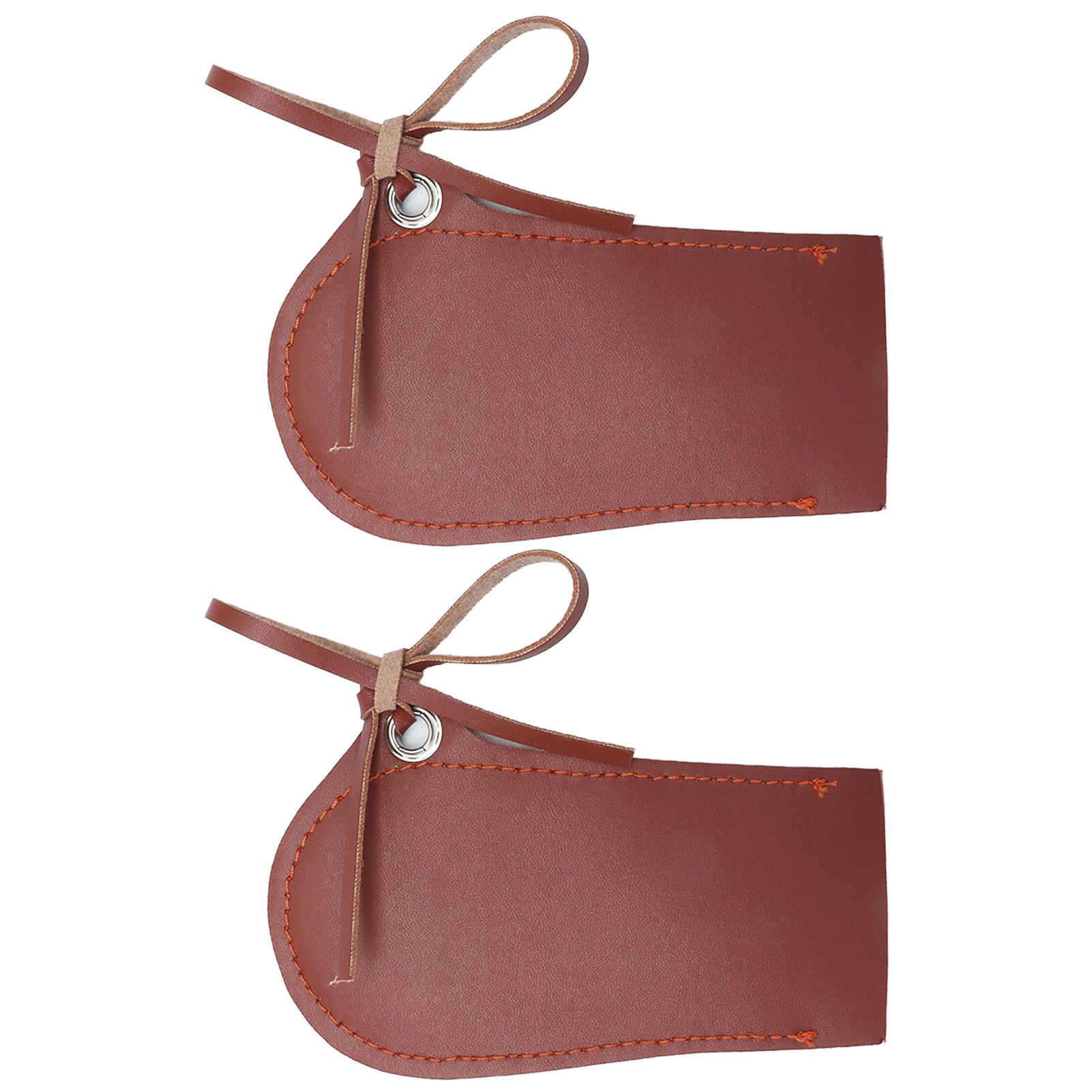 Griffüberzug Aus Pu-leder Für Gusseiserne Outdoor-campingpfannen, 2er-set, Rutschfest, Hitzebeständig, Verbrühungsschutz, Modell A