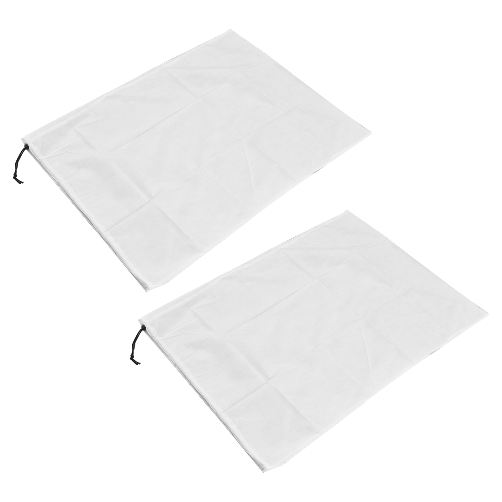 Set Mit 2 Winter-pflanzenschutzhüllen, Frostbeständiges Vliesgewebe Mit Kordelzug, Strauchschutzhüllen Für Den Außenbereich, 80 X 100 Cm