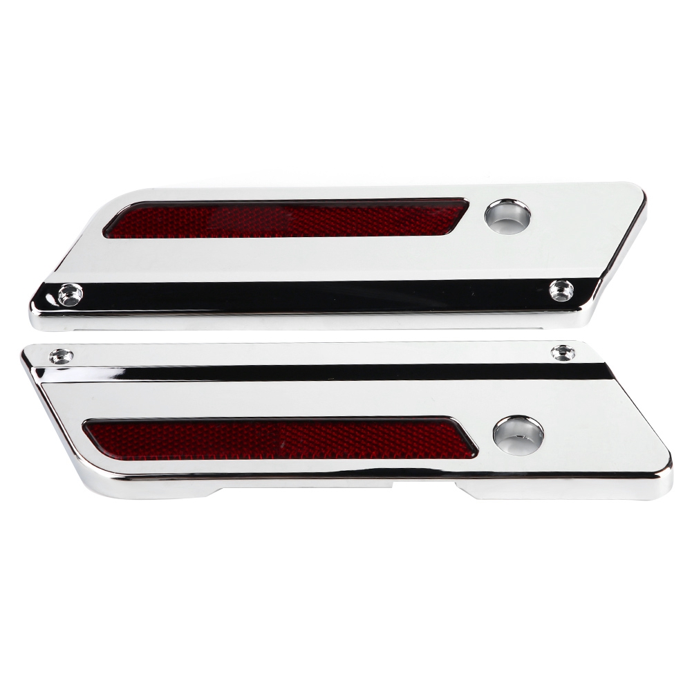 2-teilige Reflektoren Für Die Satteltaschen-verschlusskappen Von Motorrad-glide-touring-modellen (1994–2017)