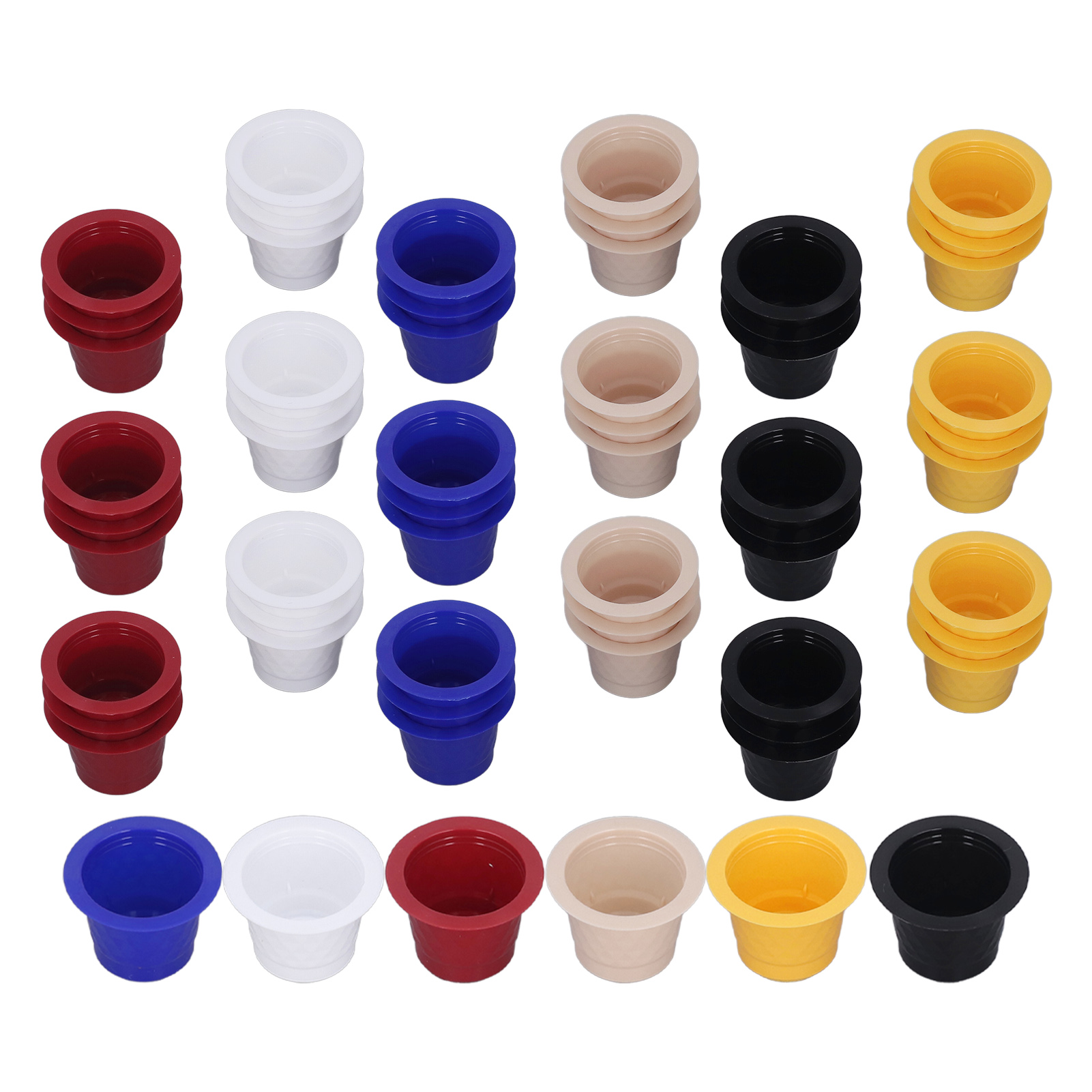 Packung Mit 60 Kompatiblen Nespresso-kaffeekapseln, Einwegkapseln Mit Aluminiumverschluss, Farbe Zufällig