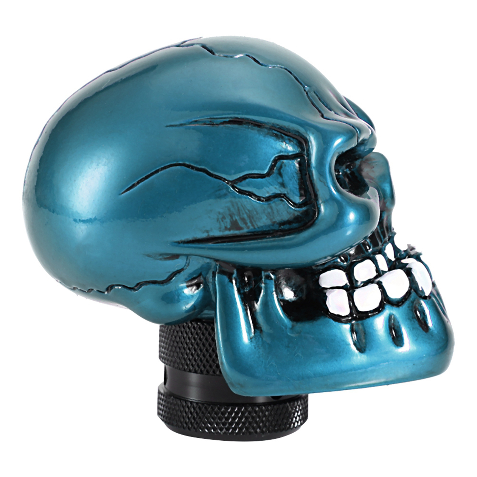 Cyanfarbener Universal-schalthebel, Modifizierter Totenkopf, Individueller Schalthebel