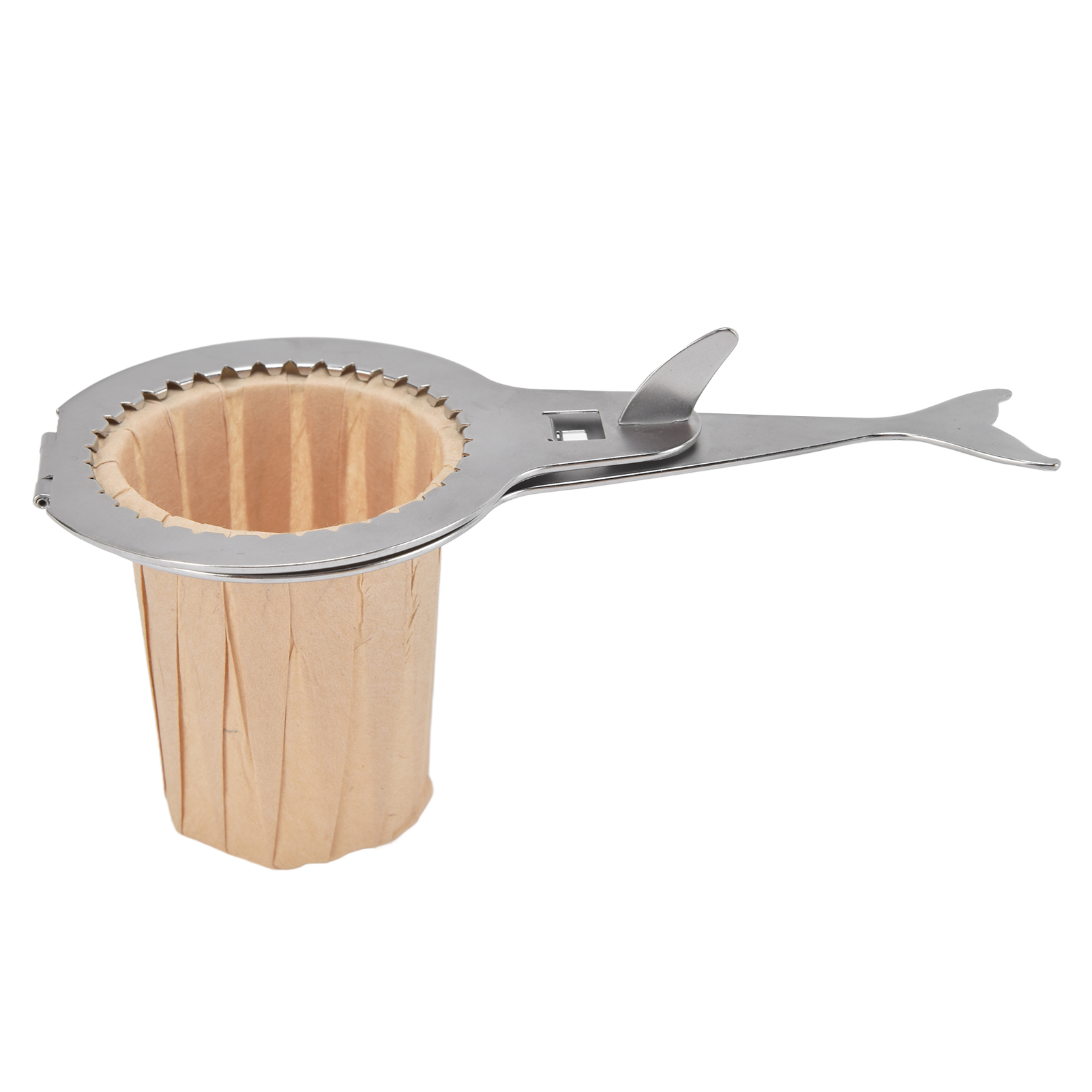 40 Einweg-kaffeefilter Aus Papier + Wiederverwendbarer Edelstahlhalter Für Tragbare Kaffeefilter