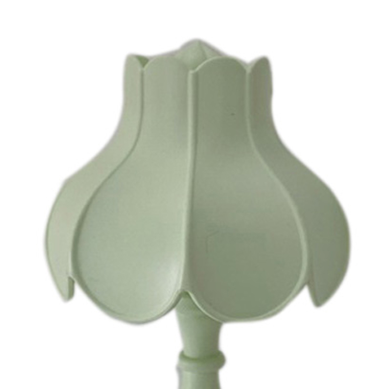 Nachttischlampe Im Retro-lotusblatt-design, Süßes, Romantisches Nachtlicht Für Mädchen, Kreative Schlafzimmerdekoration, Skandinavischer Stil, Mini-lampe Ld05, Hellgrün