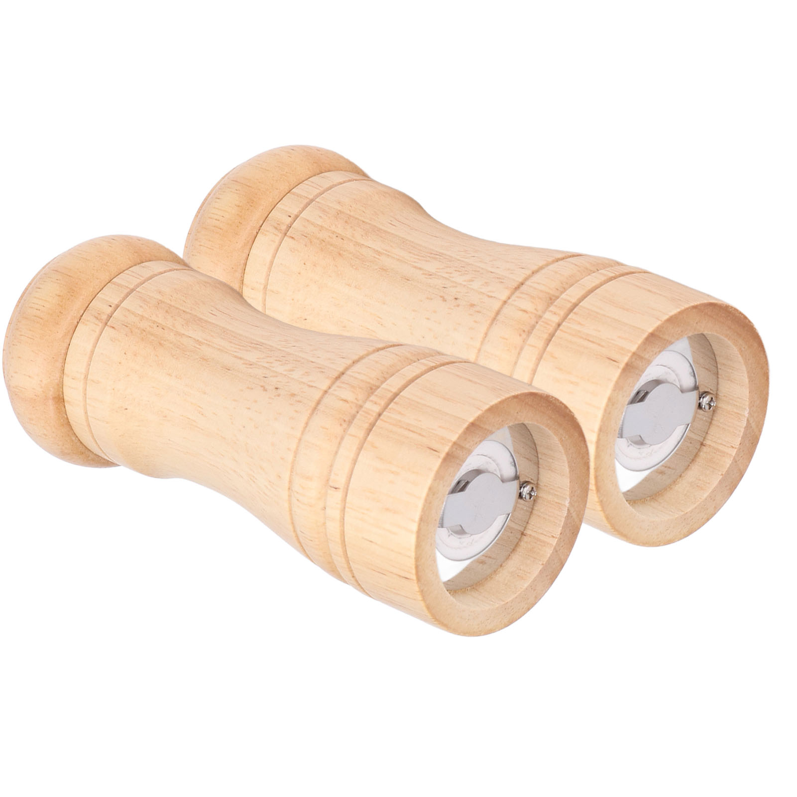 Set Aus 2 Pfeffermühlen Aus Naturkeramik, Multifunktionale Gewürzmühle Für Die Küche, 14,5 Cm Hoch