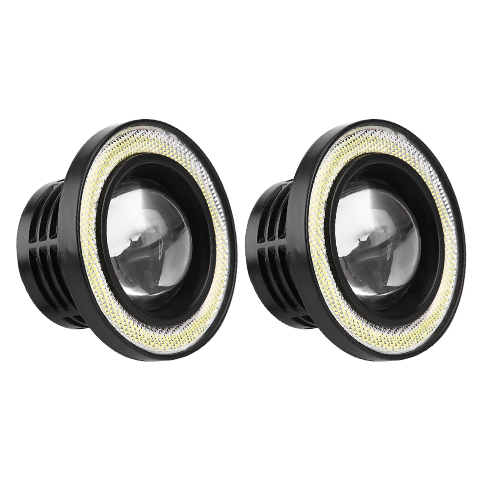 Set Mit 2 10-w-led-cob-angel-rings-tagfahrlichtern/nebelscheinwerfern, 3,5 Zoll