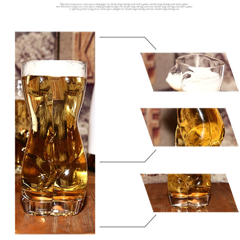 Schnapsglas In Form Eines Männer- Und Eines Frauenkörpers, Glasbecher Für Wodka, Whisky Und Bier