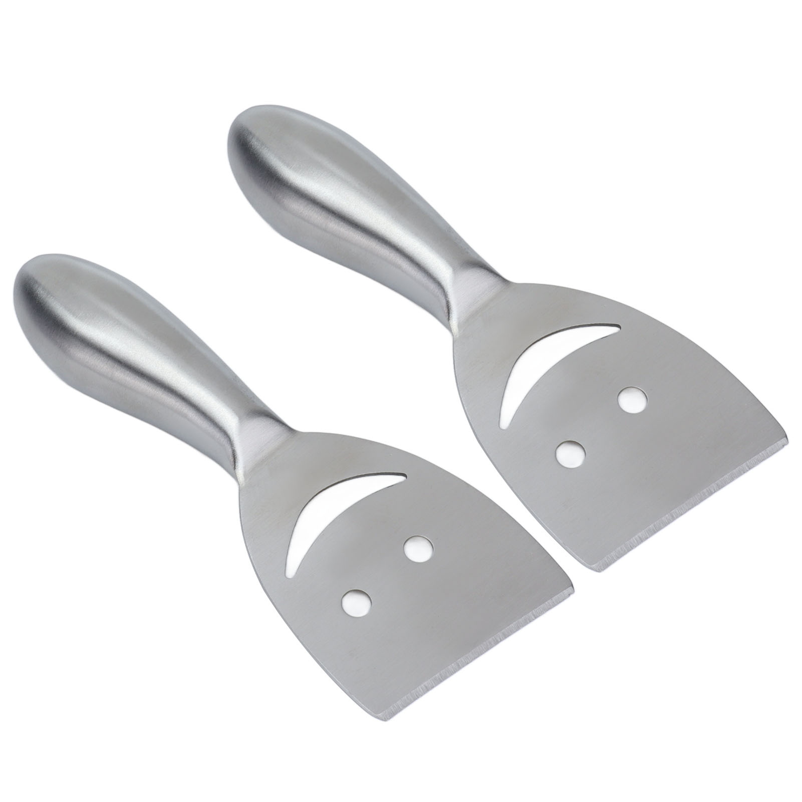 Set Mit 2 Smiley-käsekuchenausstechern, Gebäckausstecher Aus Edelstahl, Hohlgriff, Küchenhelfer
