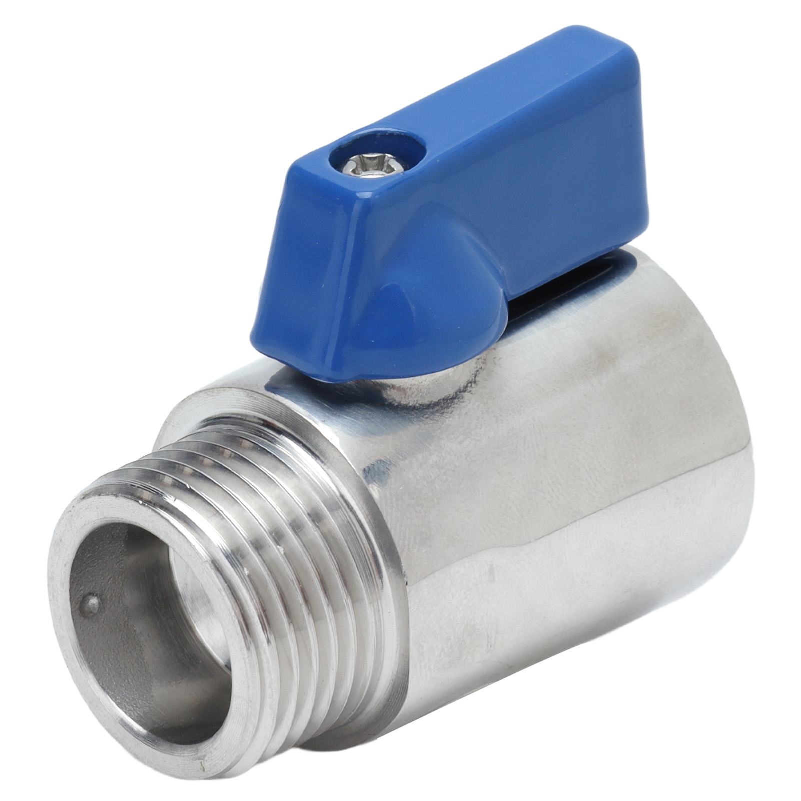 Mini-kugelhahn G5/8" Bsp Pn63, Edelstahl 304, Hygienisch, Innen- Und Außengewinde, Für Zapfhähne Von Craft-bierbrauereien