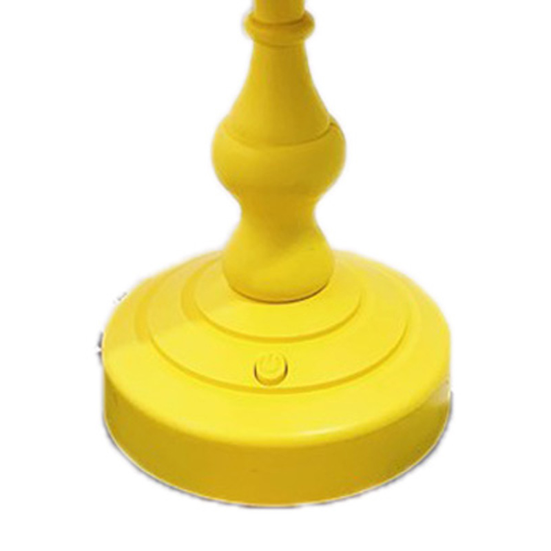 Retro-nachttischlampe In Form Eines Lotusblatts, Bezauberndes Kleines Romantisches Nachtlicht Fürs Schlafzimmer, Skandinavischer Stil, Kreative Mini-leuchte Ld05 Gelb