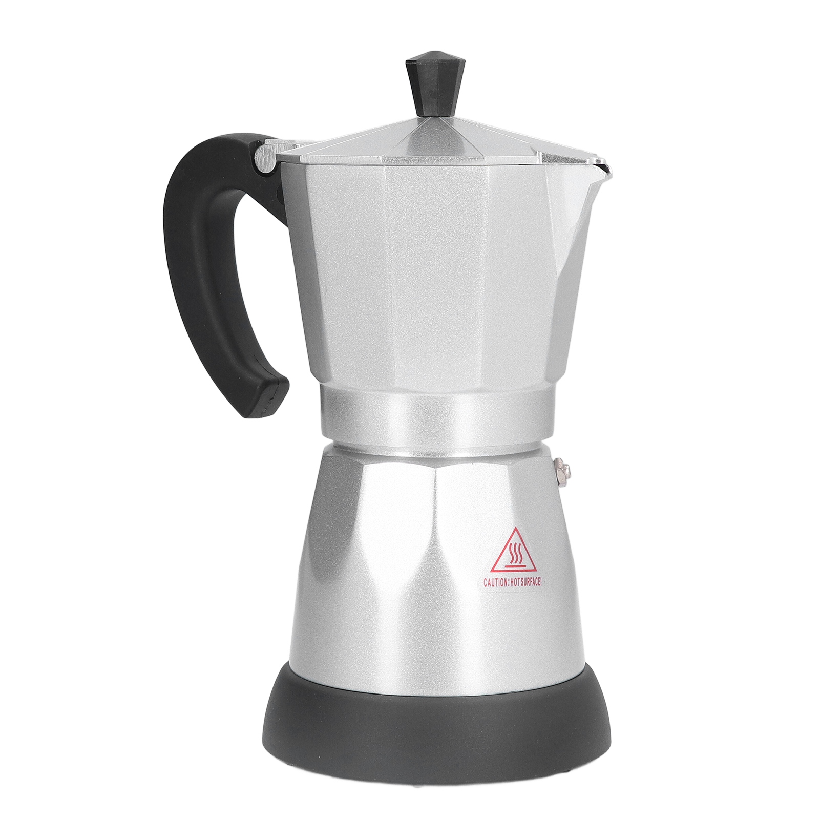 Elektrische Mokkakanne Aus Aluminium, 300 Ml, 6 Tassen, Europäischer Stecker 220–240 V, Italienische Filterkaffeemaschine
