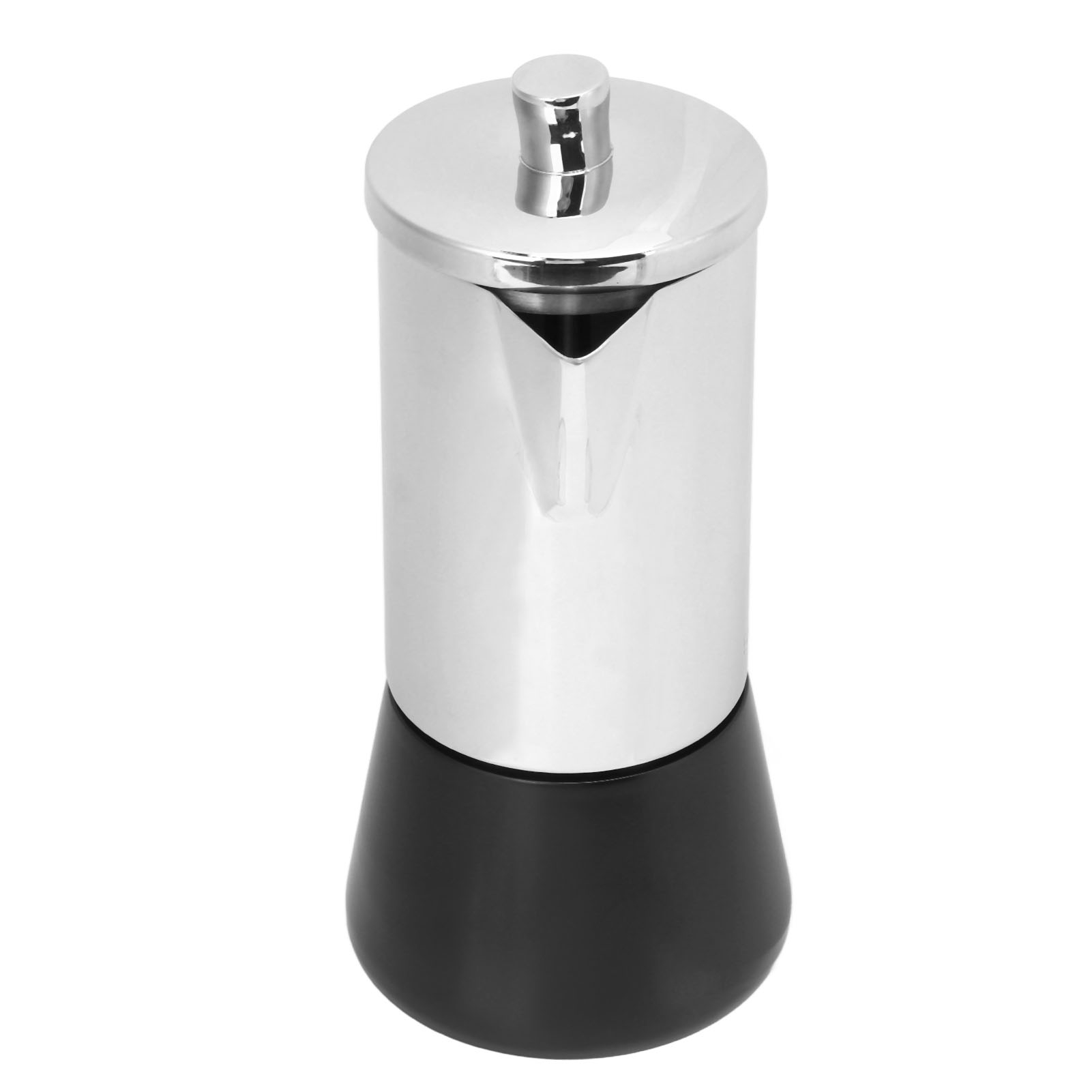 Moka-kanne 300 Ml 6 Tassen Edelstahl Induktions-kaffeebereiter Für Gas- Und Elektroherde