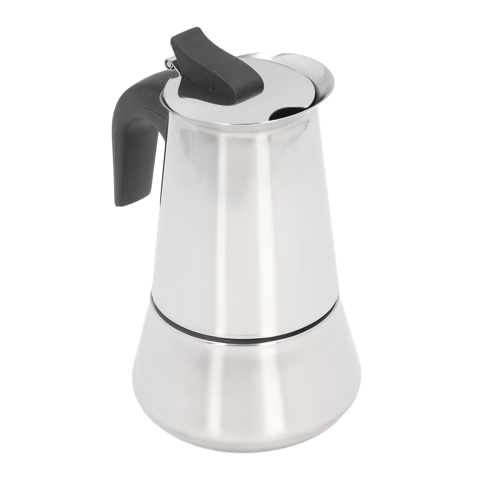 Großes Fassungsvermögen, Espressokanne Aus Edelstahl, Italienische Filterkaffeemaschine, Manuelle Brühmethode Für 2 Personen