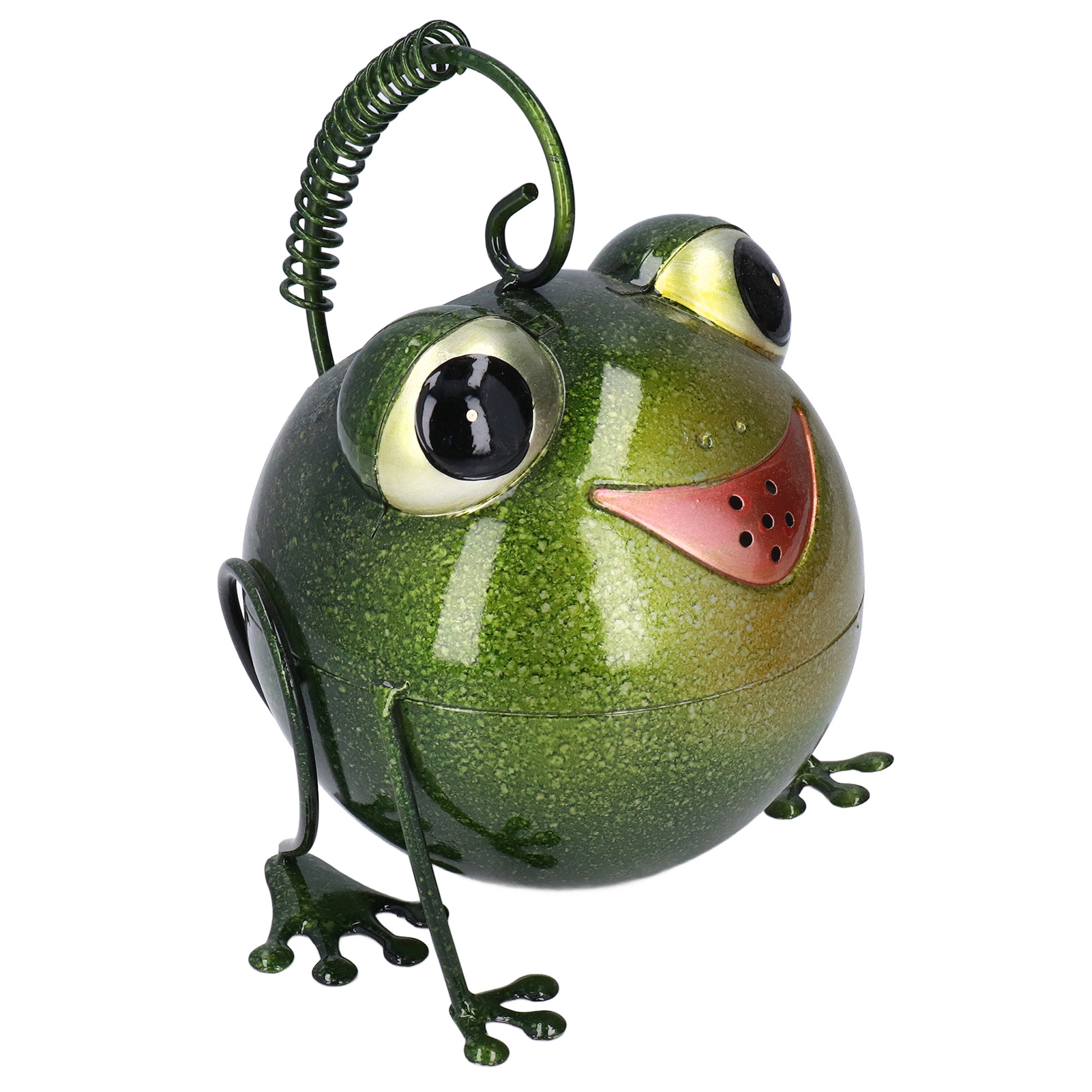 Gießkanne In Froschform Aus Metall Für Kreative Dekoration, Originelle Designervase Für Zimmerpflanzen