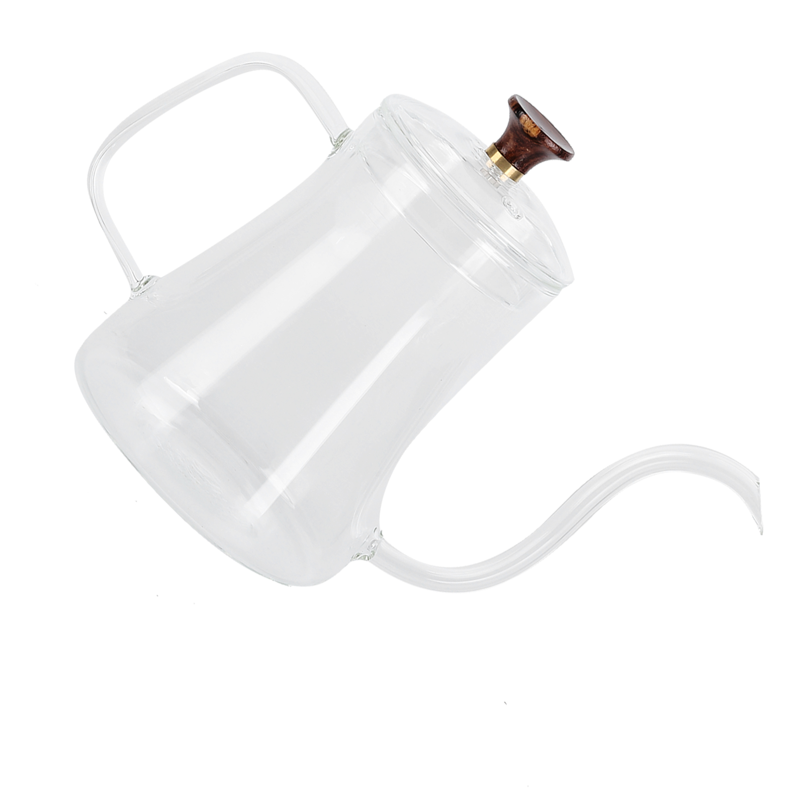 600-ml-glaskaffeekanne, Feiner Ausguss, Verschiedene Farben, Abgewinkelt