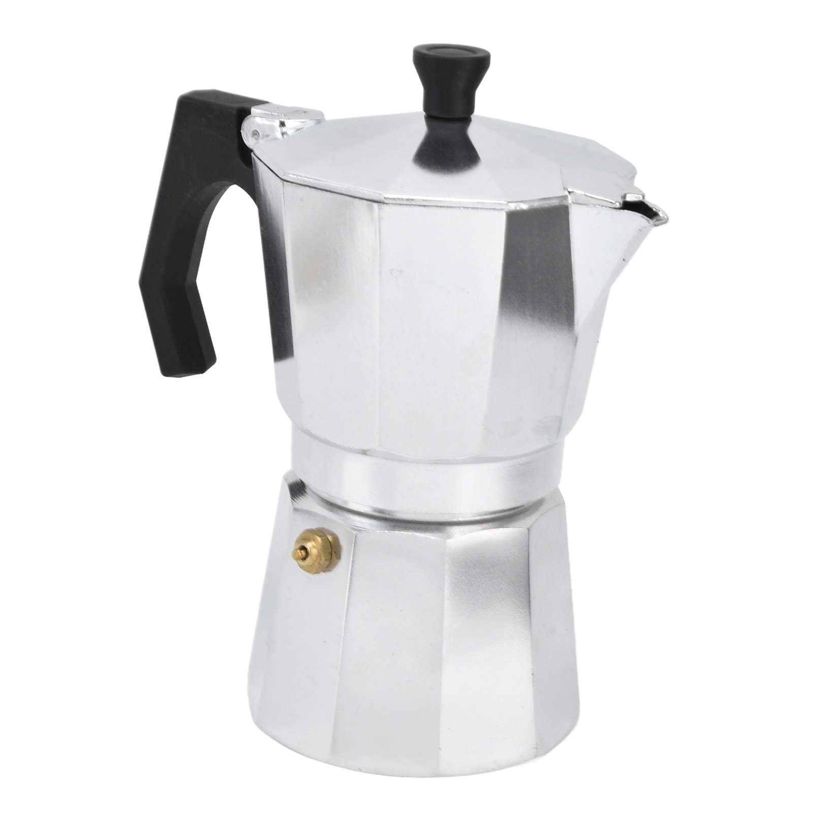 300 Ml Achteckige Moka-kanne Aus Aluminium, Elektrische Italienische Espressomaschine