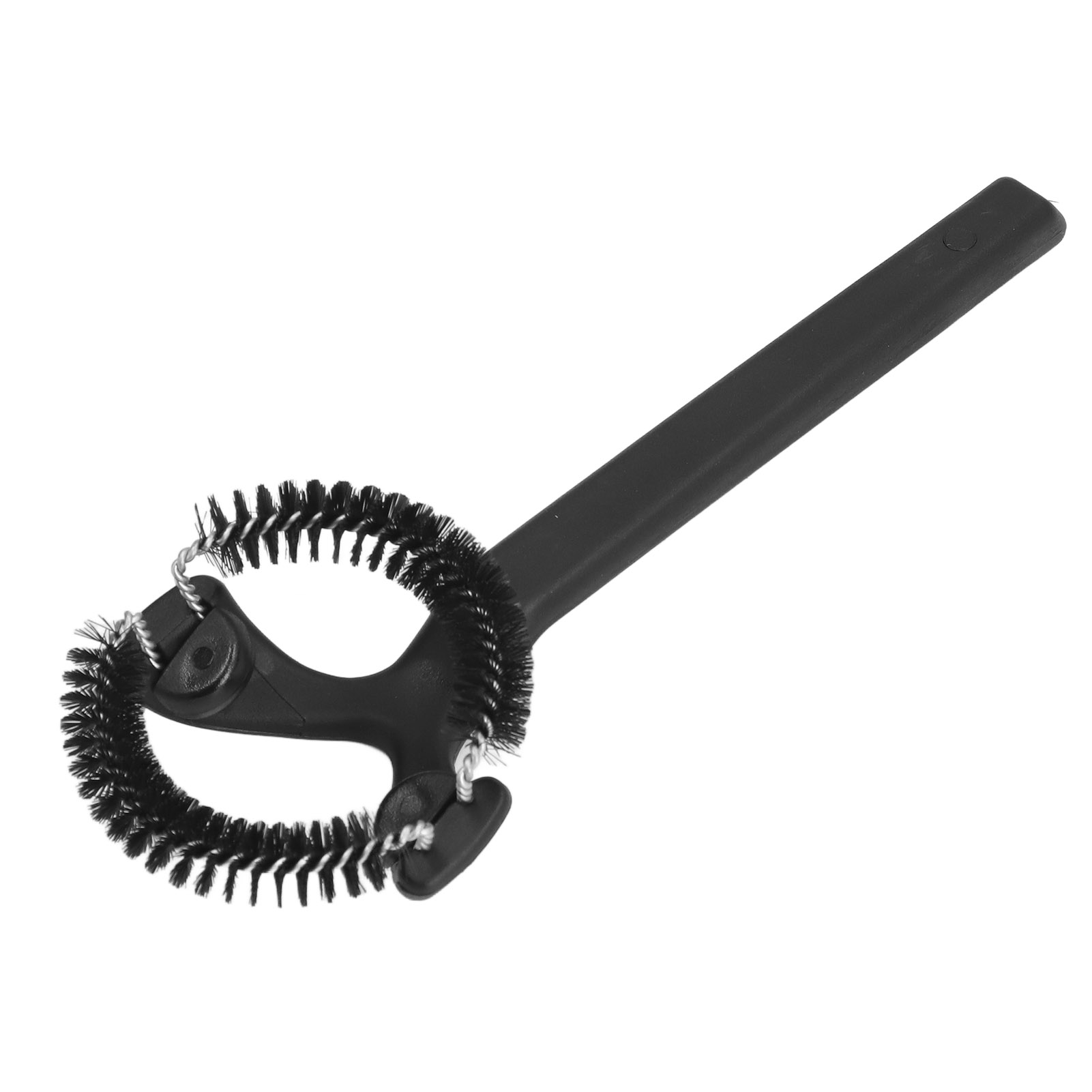Reinigungsbürste Für Kaffeemaschinen, Kurze Abgewinkelte Bürste, 58-mm-spülbürste Für Brühköpfe, Rundes Küchenreinigungswerkzeug.