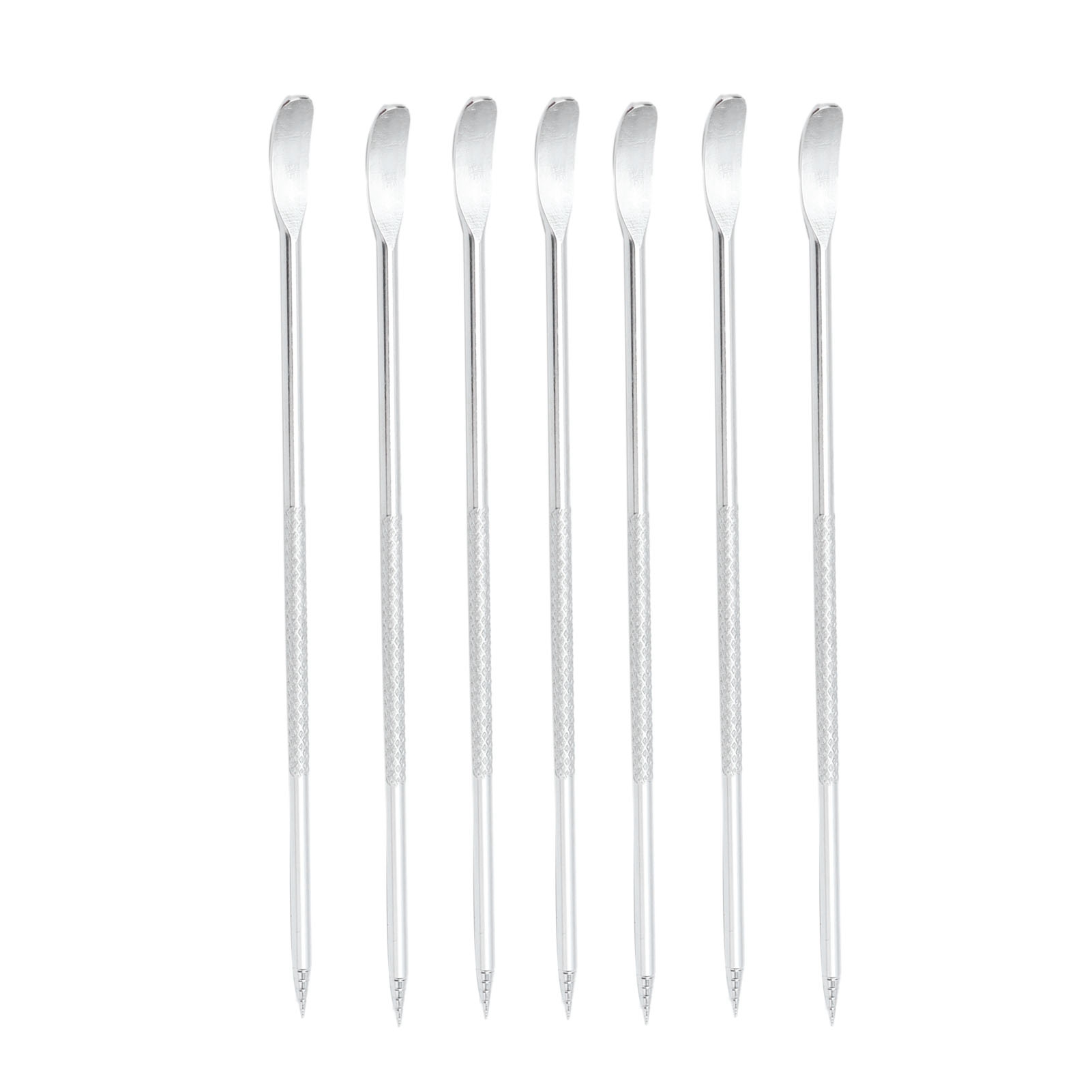 Set Mit 7 Latte-art-nadeln, Dekorationswerkzeuge Aus Edelstahl Für Kaffeedesigns, Zeichenstifte Und Skulpturen Zu Hause