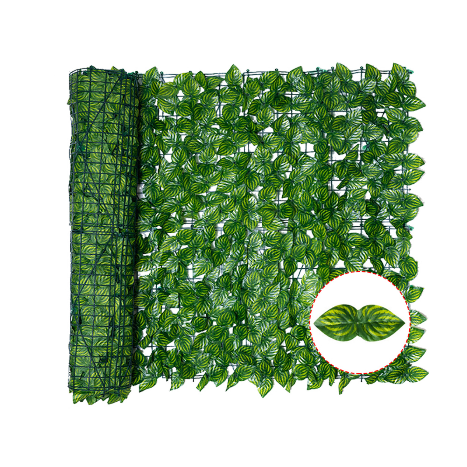 Uv-beständige Künstliche Laubrolle Für Hecken, Gartenzäune, Balkonwände, Innen- Und Außendekoration, Schutz Vor Ausbleichen.