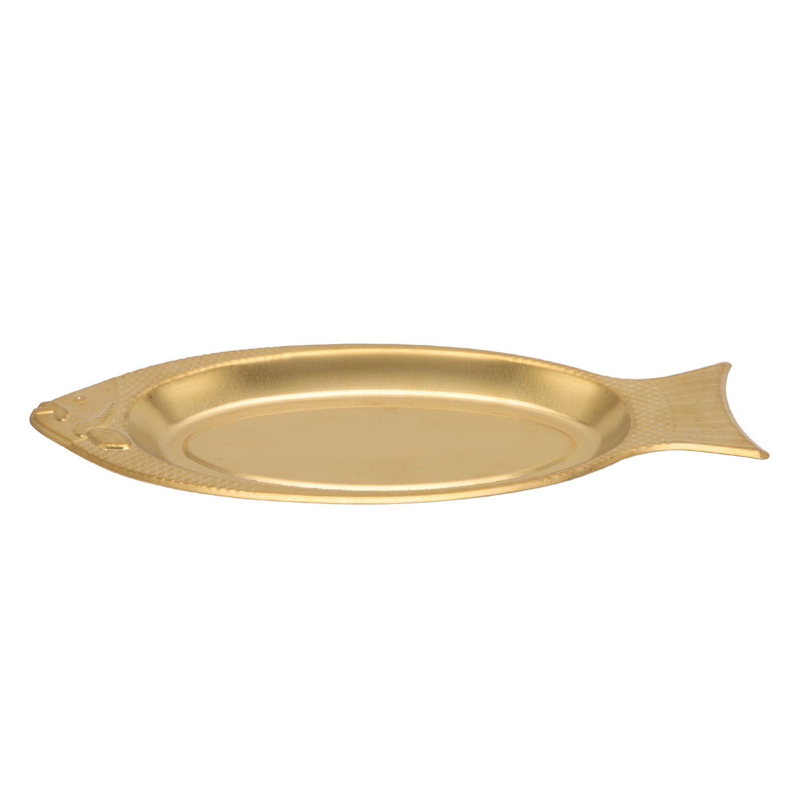 Extra Dicke, Fischförmige Servierplatte Aus Edelstahl, Perfekt Für Hochzeiten Und Geburtstage