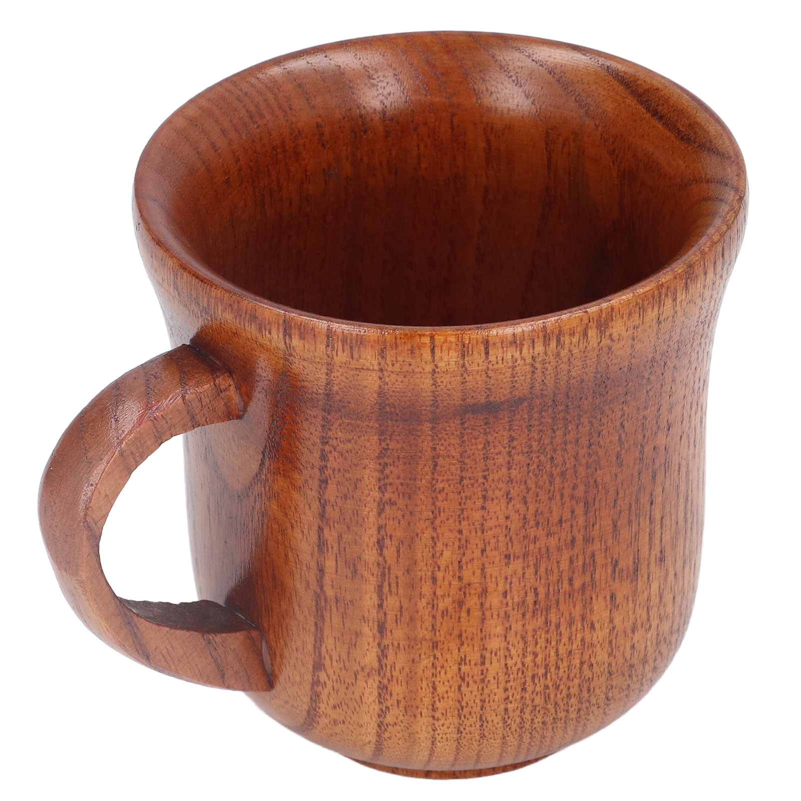 Retro-becher Aus Jujube-holz, Kreativer Japanischer 300-ml-heißwasserbecher Mit Henkel Für Kaffee Und Tee