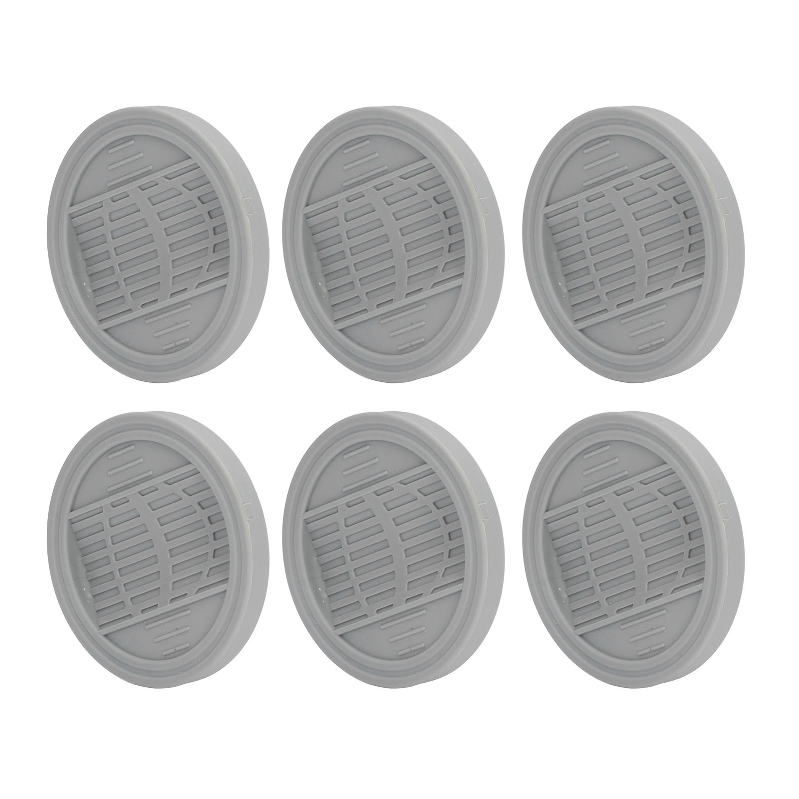 Set Mit 6 Runden Gummiradbremsen Für Möbel, Betten, Bürostühle, Kleiderschränke, Sofas, Haushaltsgeräte, Schränke, Universalrollen.