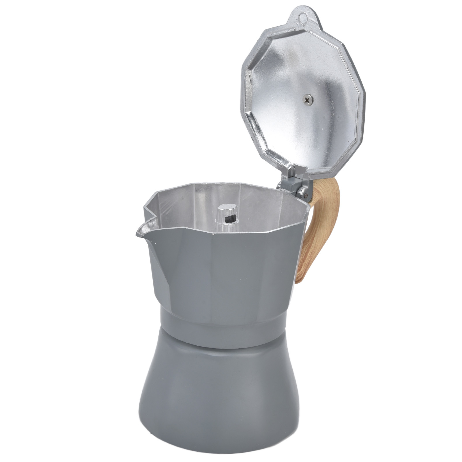 Verstärkte, Achteckige Italienische Moka-kanne, 150 Ml, Manuelle Kaffeemaschine Für Den Hausgebrauch