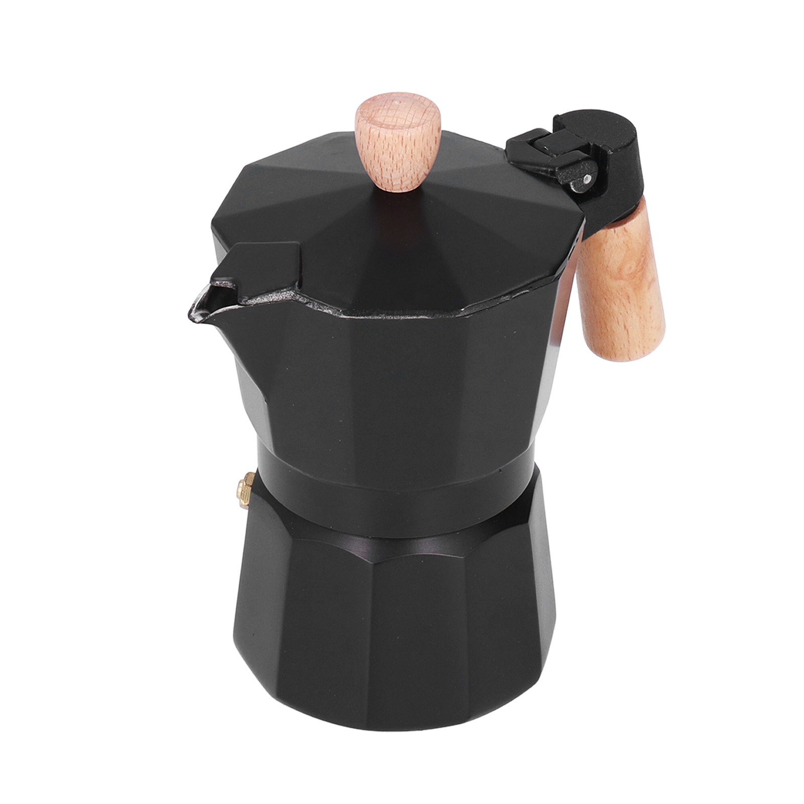 Italienische Moka-kanne Für 6 Tassen, Achteckige Italienische Espressokanne Für Den Heimgebrauch, Zur Zubereitung Von Starkem Kaffee