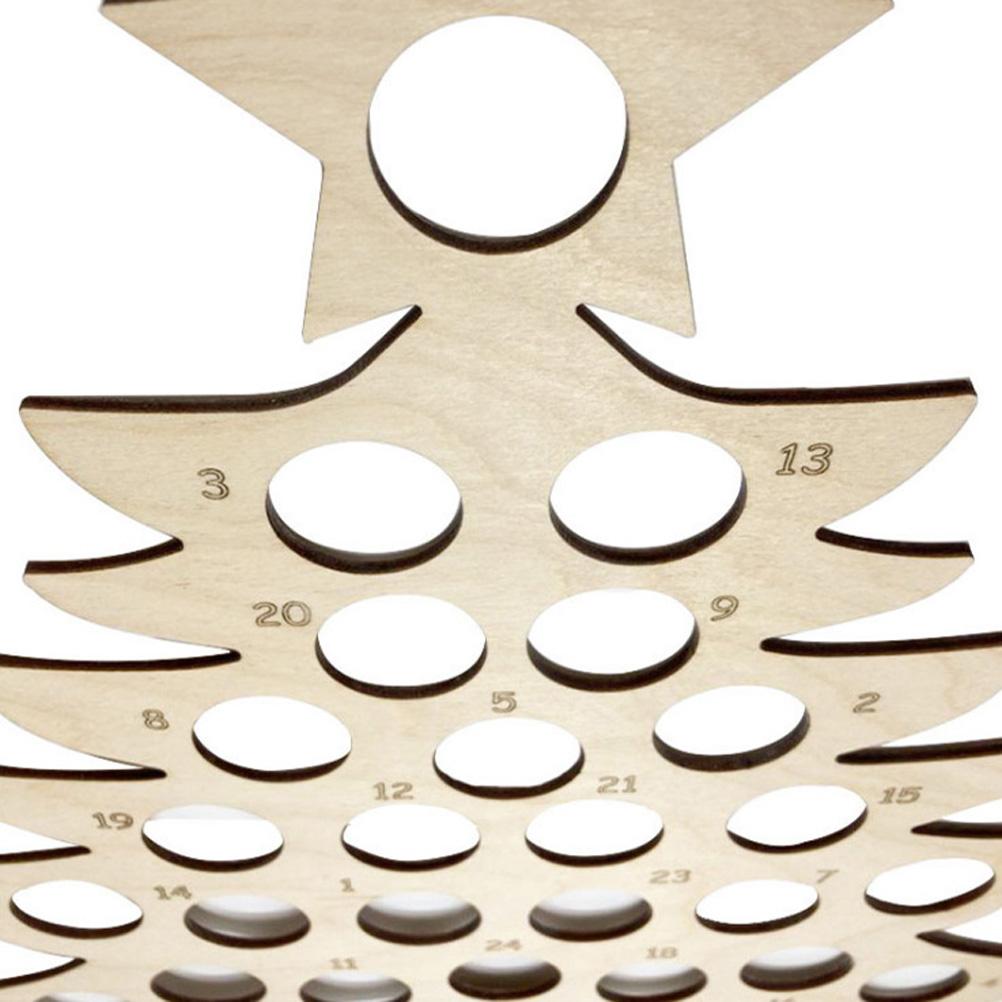 Adventskalender Aus Holz, Schokoladenständer Für Die Weihnachtsfeier, Weihnachtsbaumschmuck, Weihnachtsgeschenk – Weihnachtsbaum (ohne Schokolade)