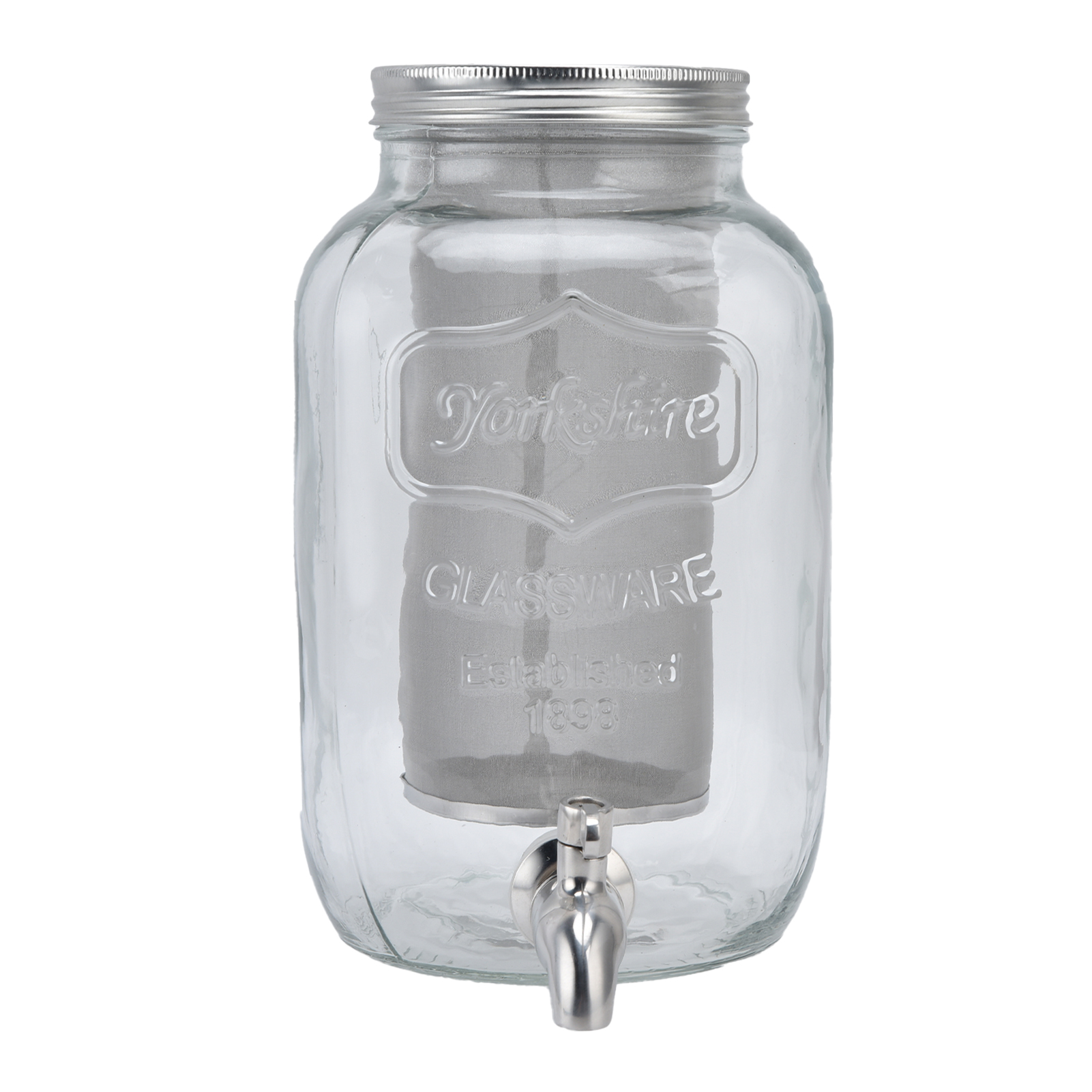 4-liter-glaskaraffe Für Cold-brew-kaffee, Großes Fassungsvermögen Für Eistee Und Andere Getränke, Cold-brew-filter- Und Aufgussset, Getränkekrug In Familiengröße.