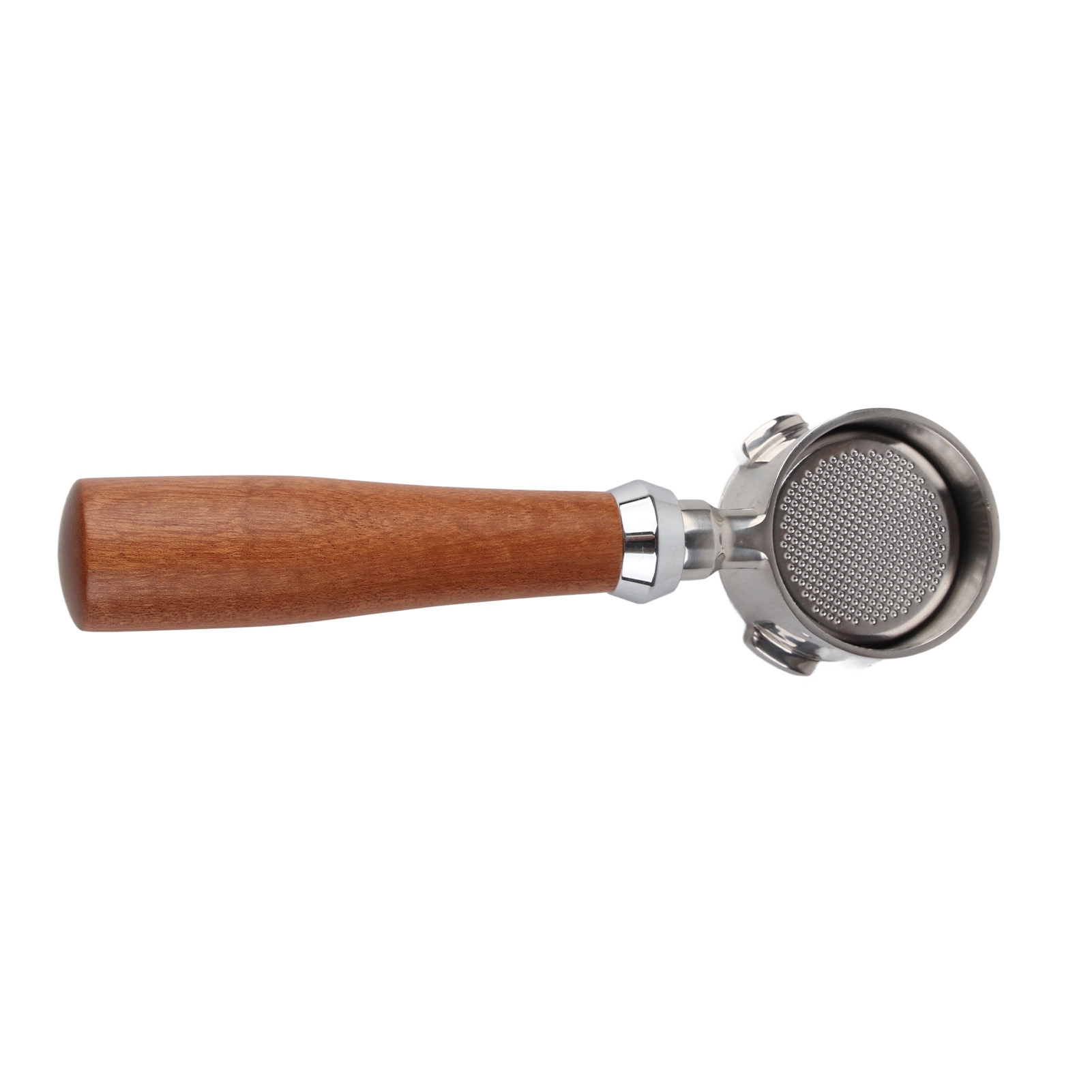 Bodenloser 51-mm-filterhalter Für Delonghi Ecp685/680, Griff Aus Zinklegierung, Kompatibel Mit De'longhi Kaffeemaschinen (bitte Entsprechend Dem Red Ruby Zwei-umdrehungs-modell Bestellen)