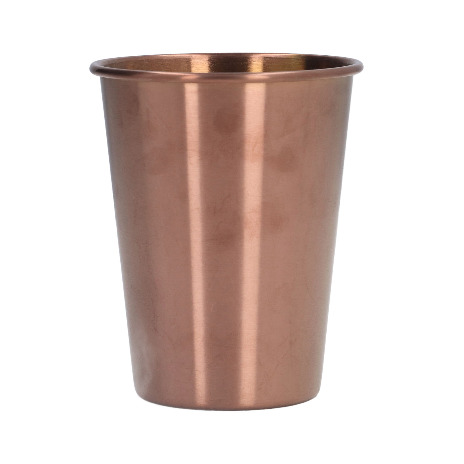350 Ml Industrieglas Mit Deckel, Skandinavisches Design, Stoßfest, Für Bier Und Saft, Einwandiger Becher, Roségoldfarben