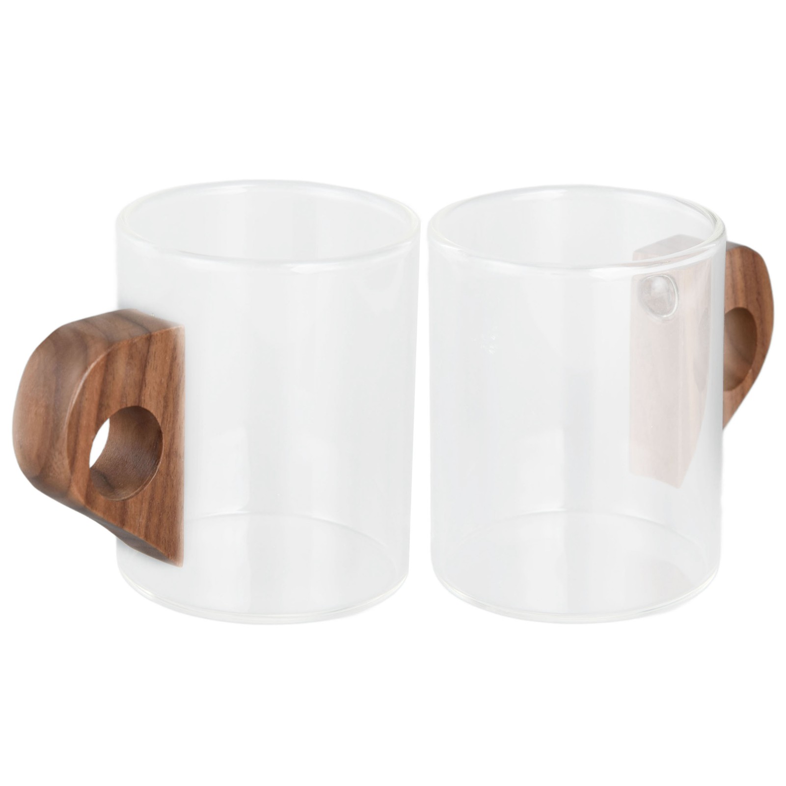 200 Ml Helles, Flaches Kaffeeglas Mit Henkel, Reisebecher, Whiskybecher, Tasse Für Küche Und Esszimmer